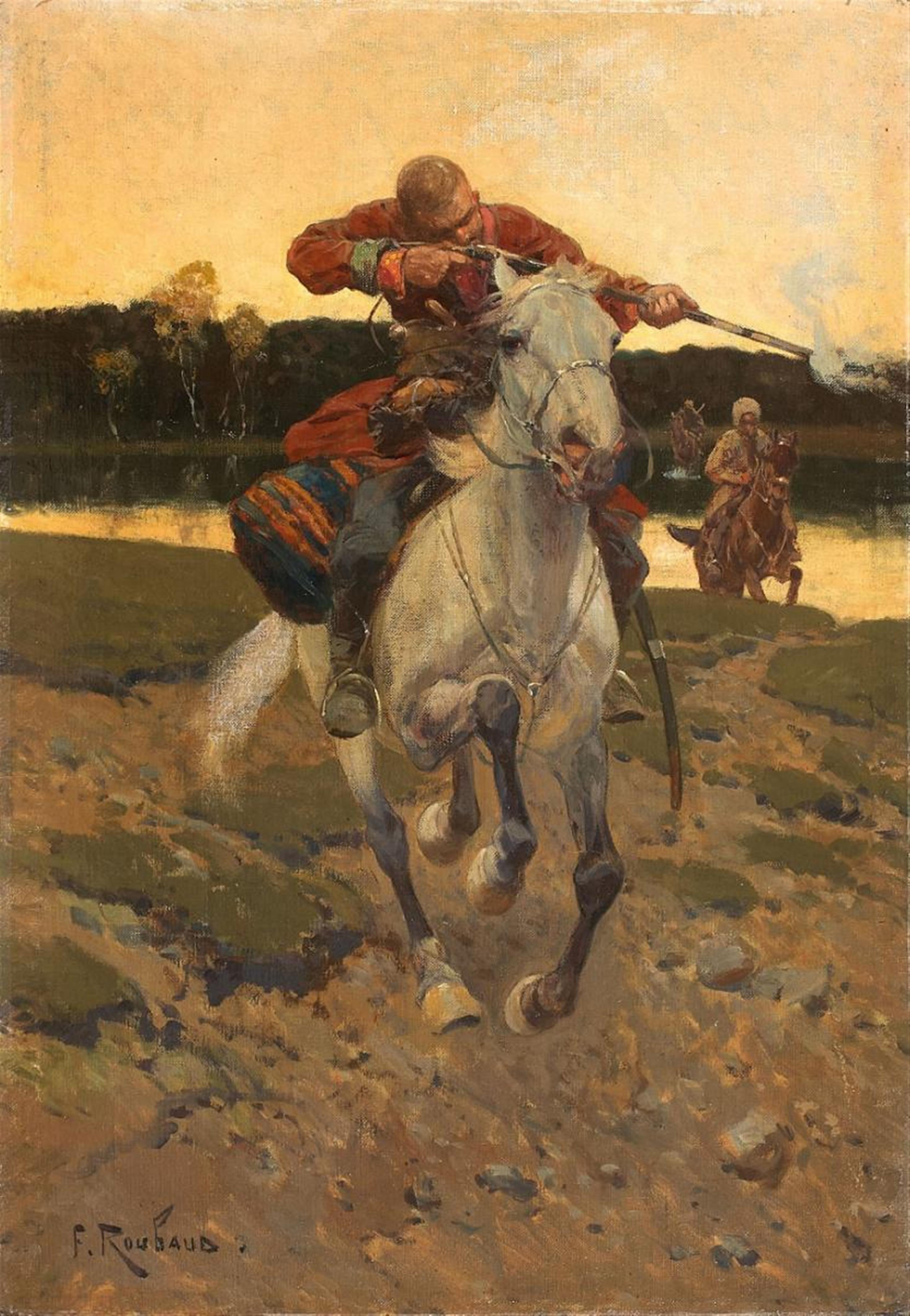 Franz Alekseyevich Roubaud - CIRCASSIAN HORSEMEN - image-1