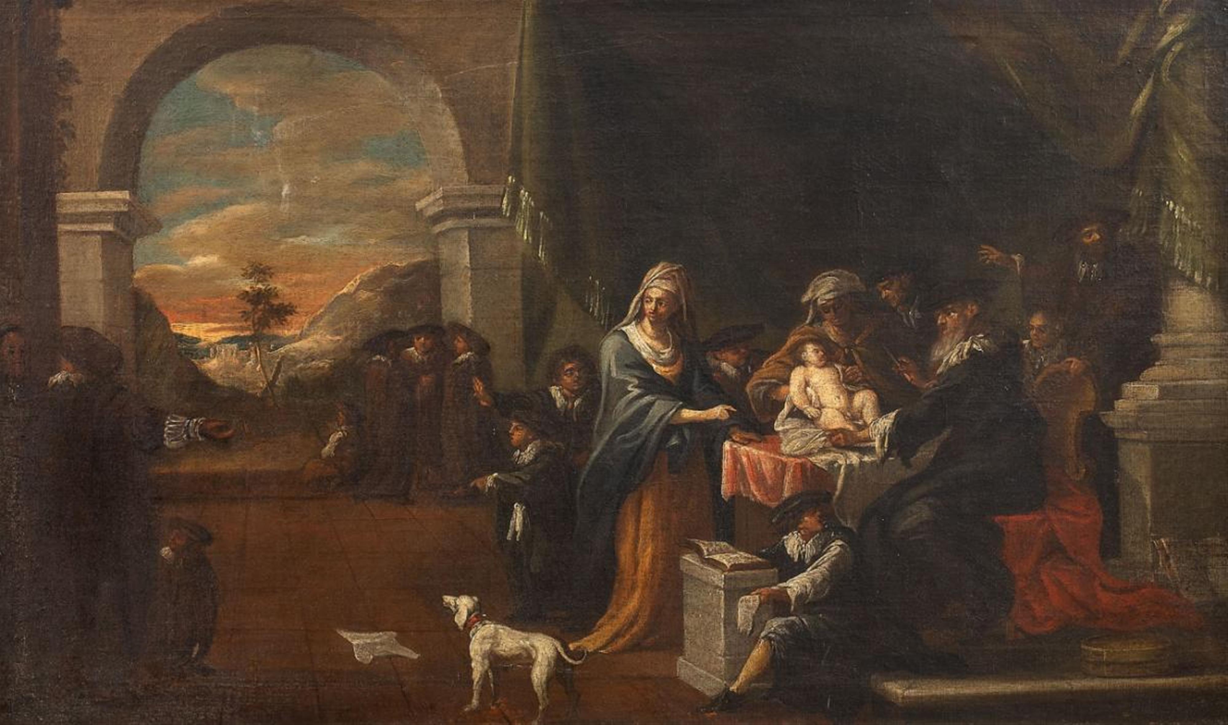 Italienischer Meister wohl 18. Jahrhundert - BESCHNEIDUNG CHRISTI - image-1