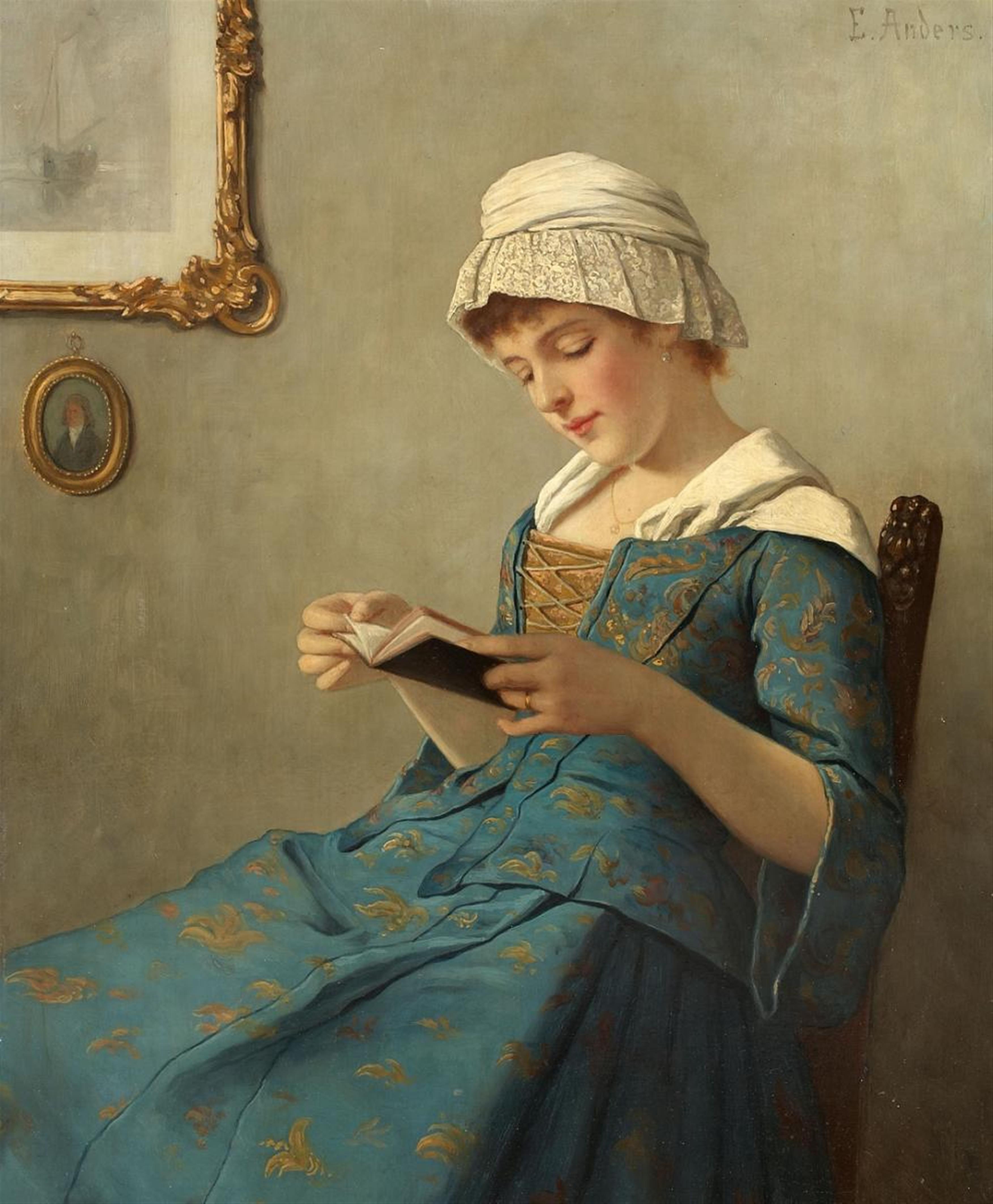 Ernst Anders - YOUNG WOMAN READING - image-1