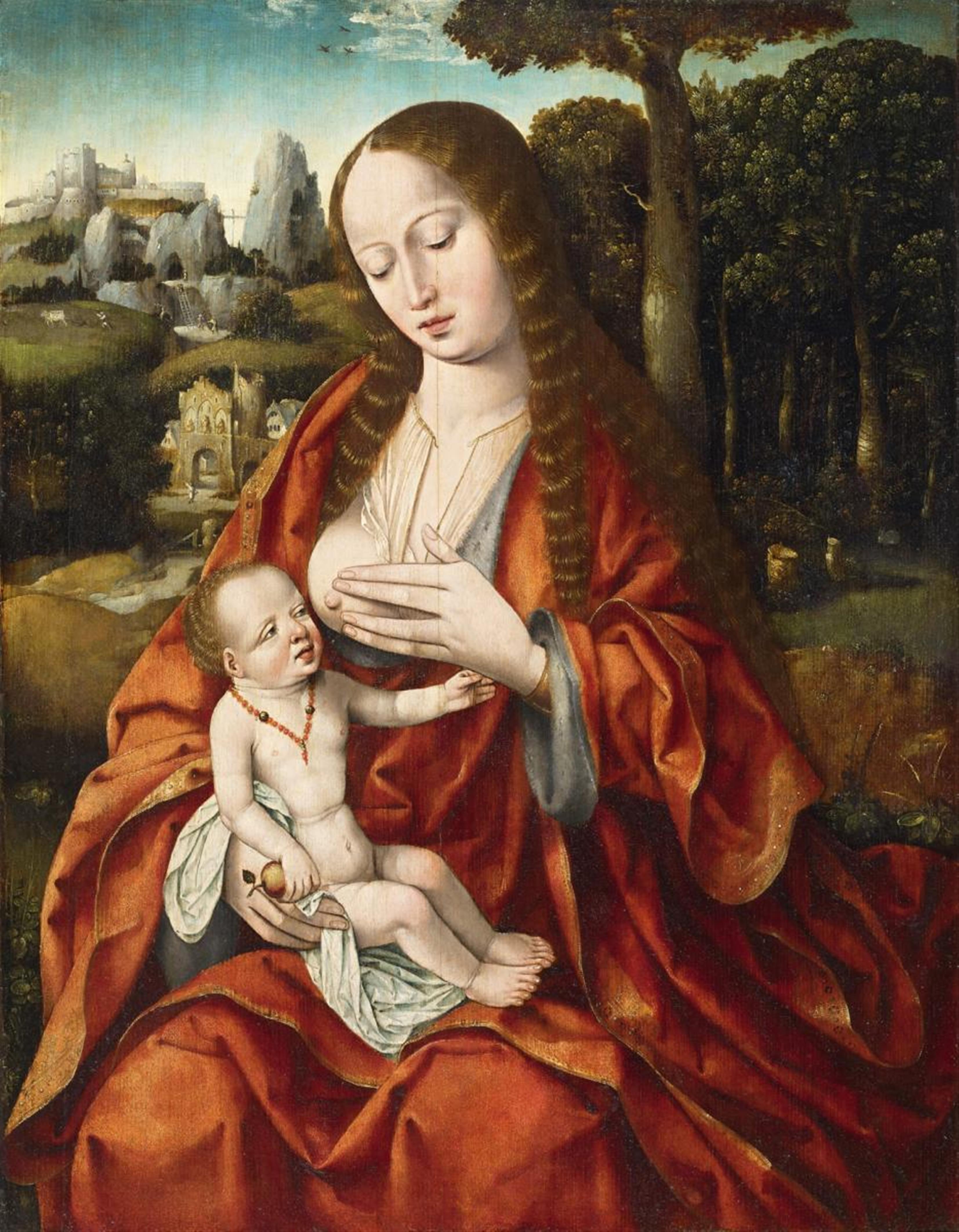 Master of the Holy Blood - THE VIRGIN WITH CHILD - image-1