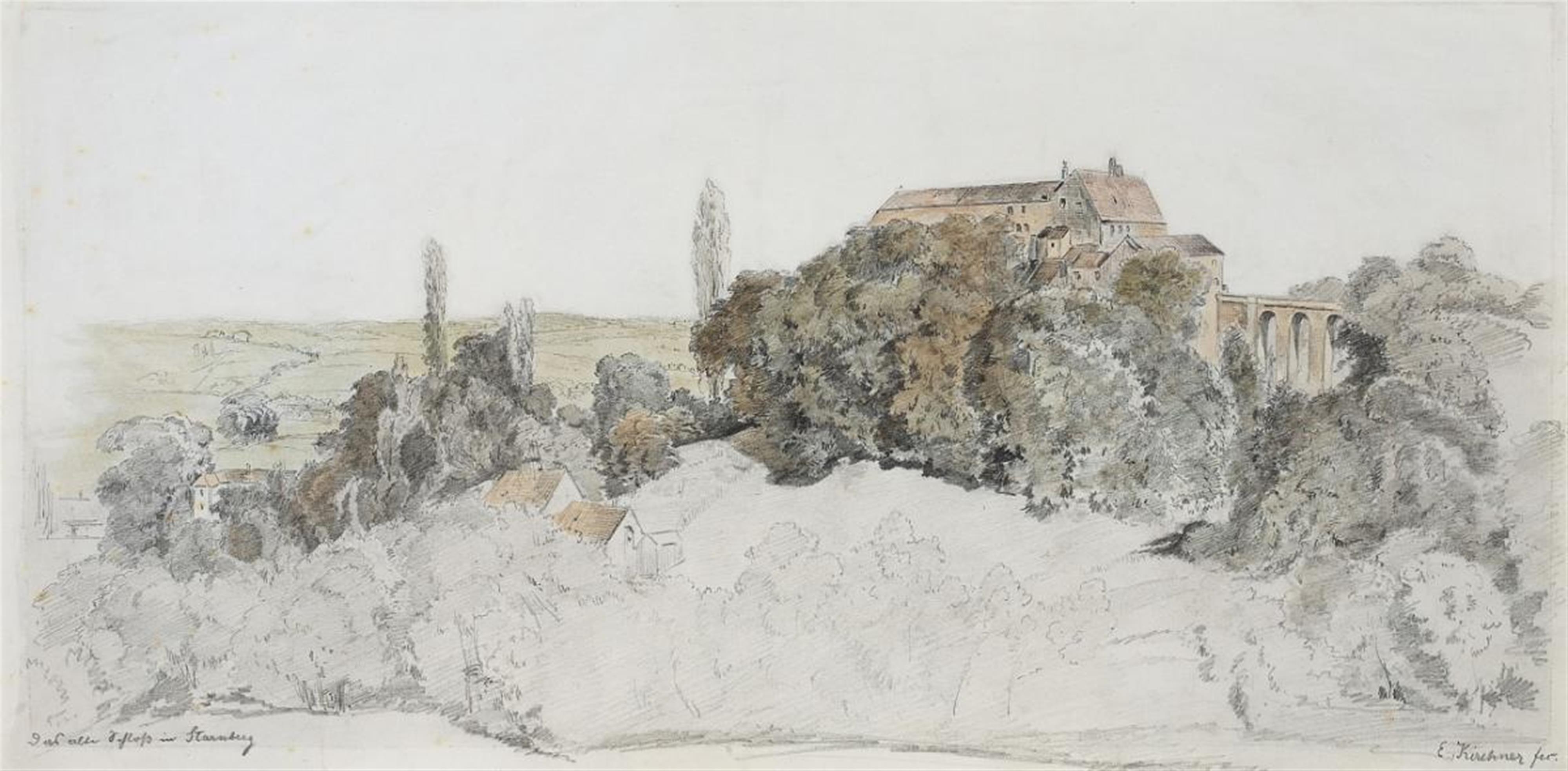 Albert Emil Kirchner - THE OLD CASTLE, STARNBERG - image-1