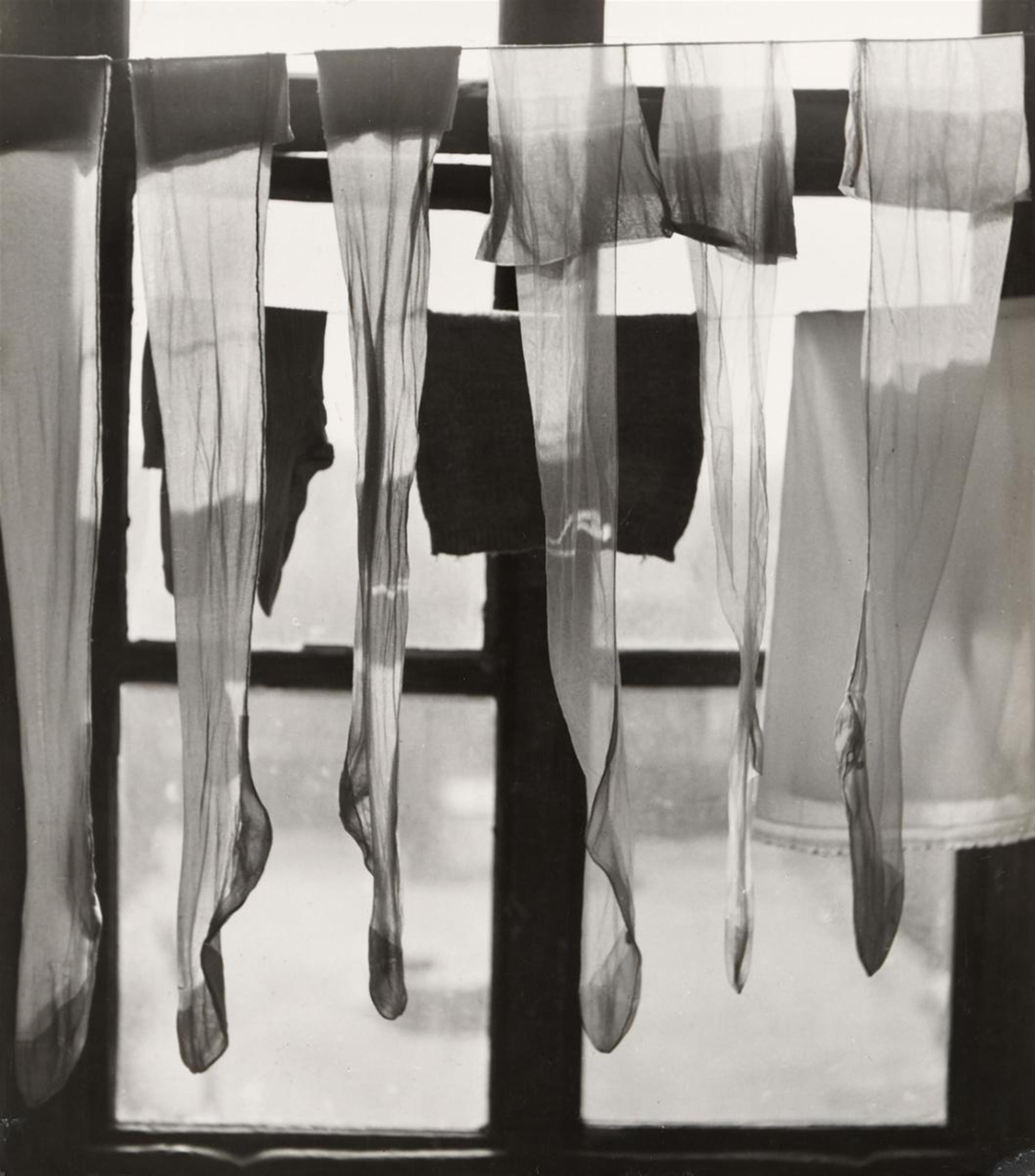 János Szász - Stockings drying in the window - image-1