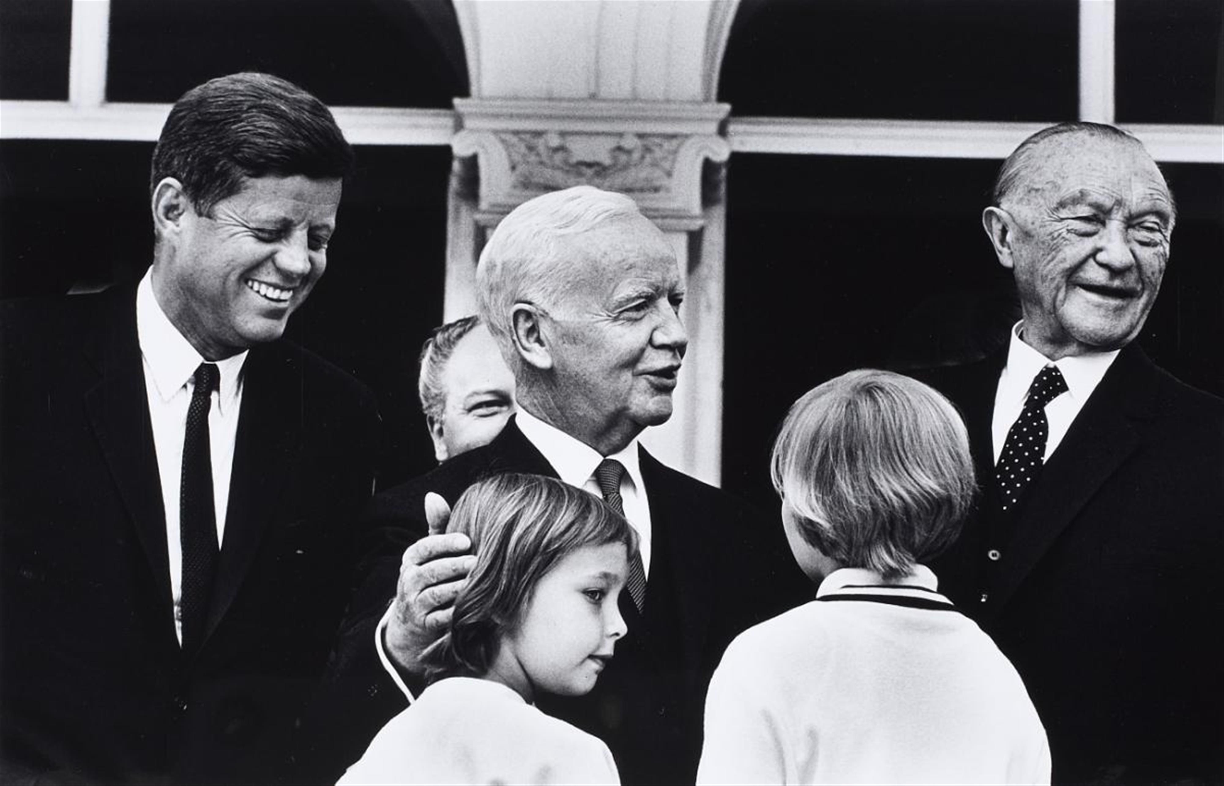 Guido Mangold - J. F. Kennedy, W. Scheel, W. Lübke, K. Adenauer, Palais Schaumburg - image-1