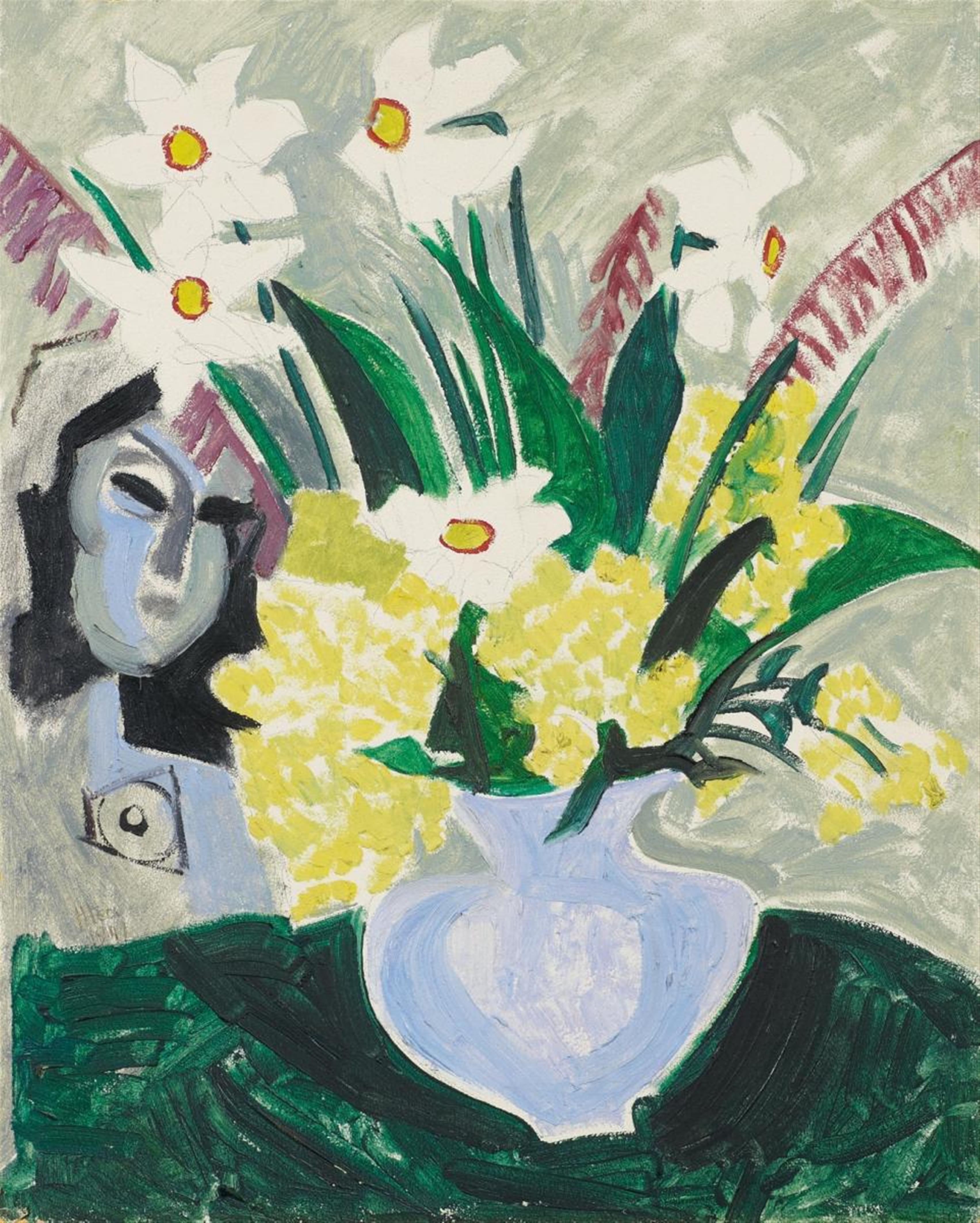Johannes Itten - Blumen mit Maske - image-1