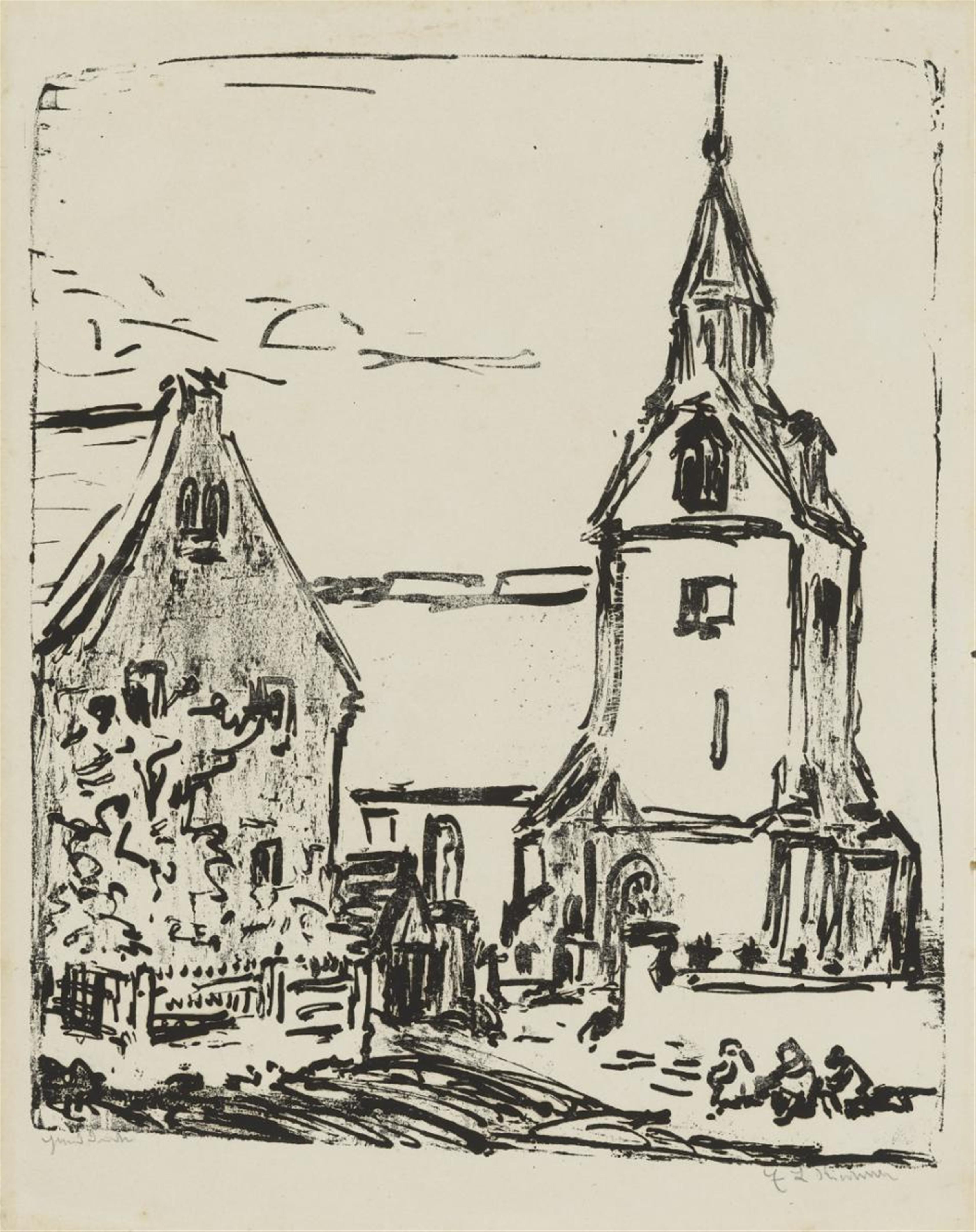 Ernst Ludwig Kirchner - Kirche in Goppeln (Andreaskirche in Leubnitz-Neuostra) - image-1