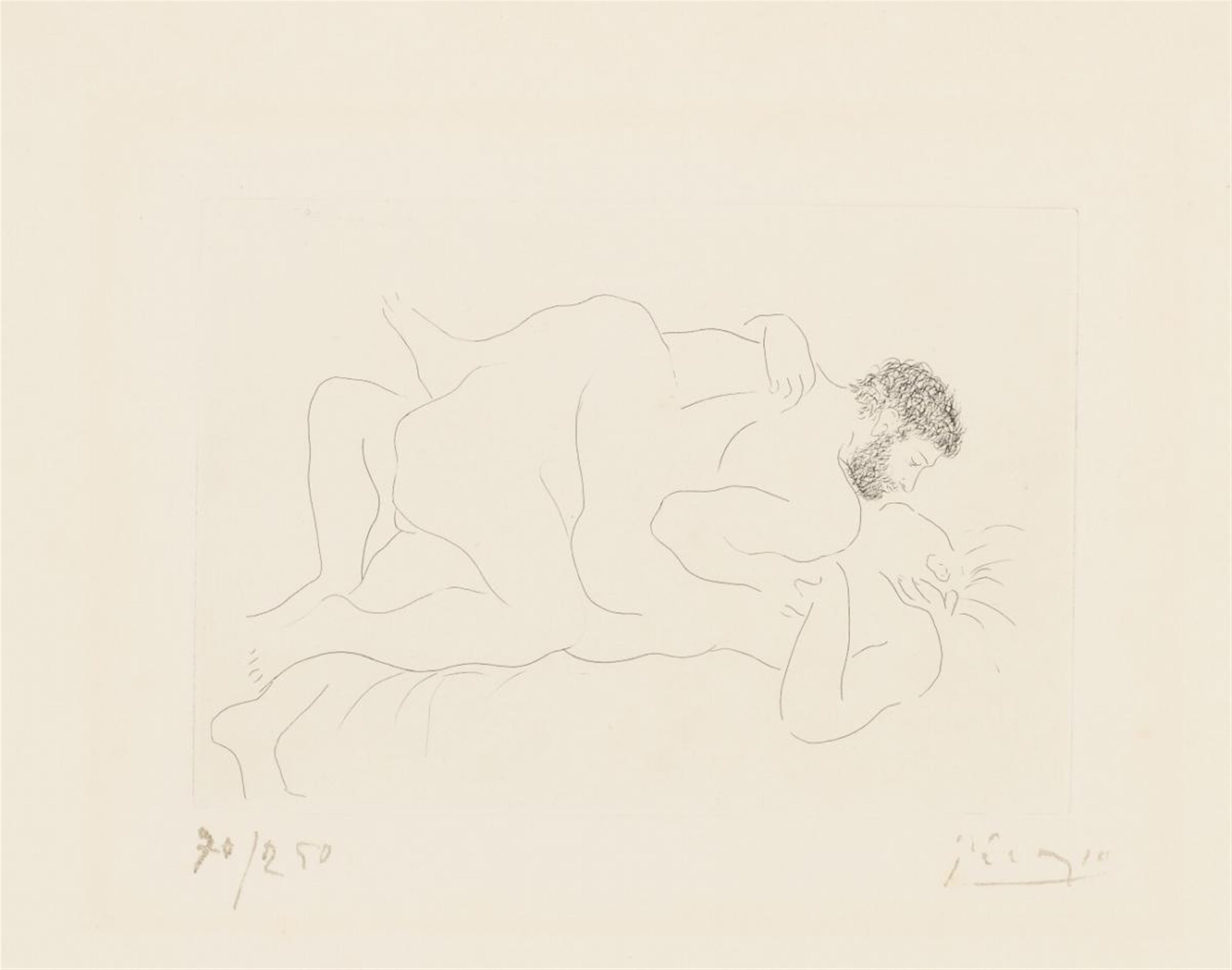 Pablo Picasso - Homme et Femme - image-1