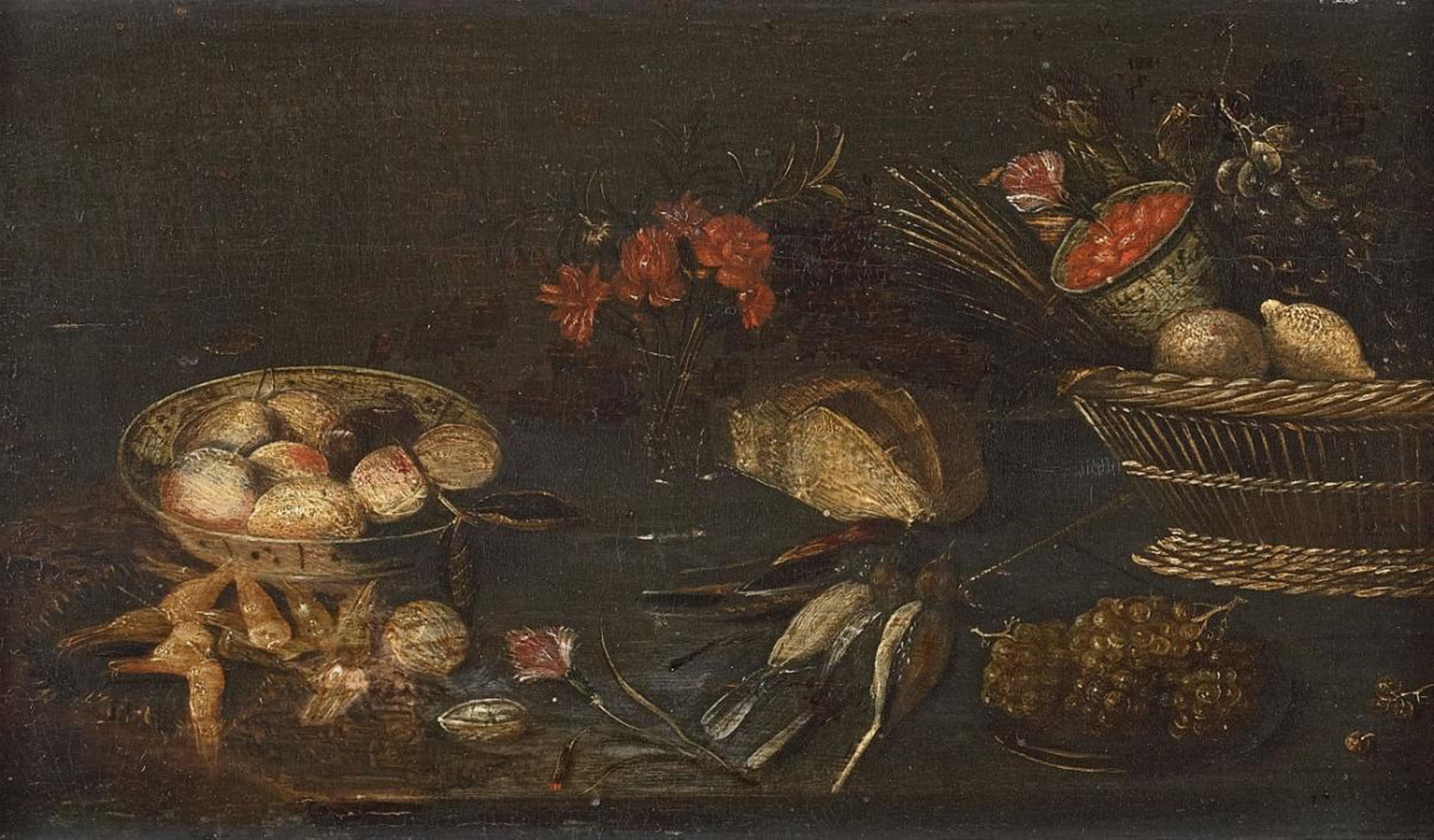 Dutch School, first half of the 17th Century - STILL LIFE WITH FRUITS AND HUNTING GAME - image-1