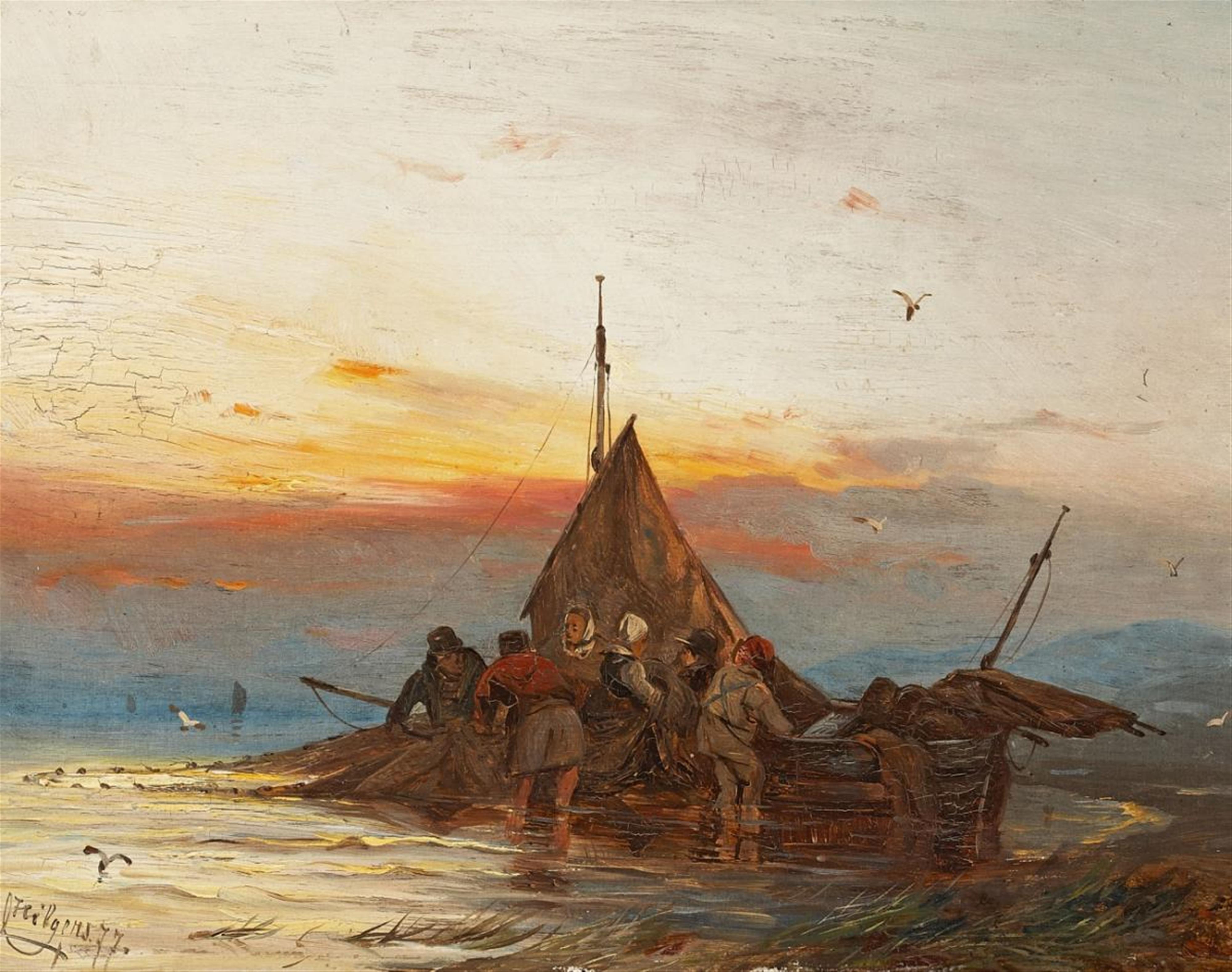 Carl Hilgers - THE RETURN OF THE FISHING BOAT - image-1