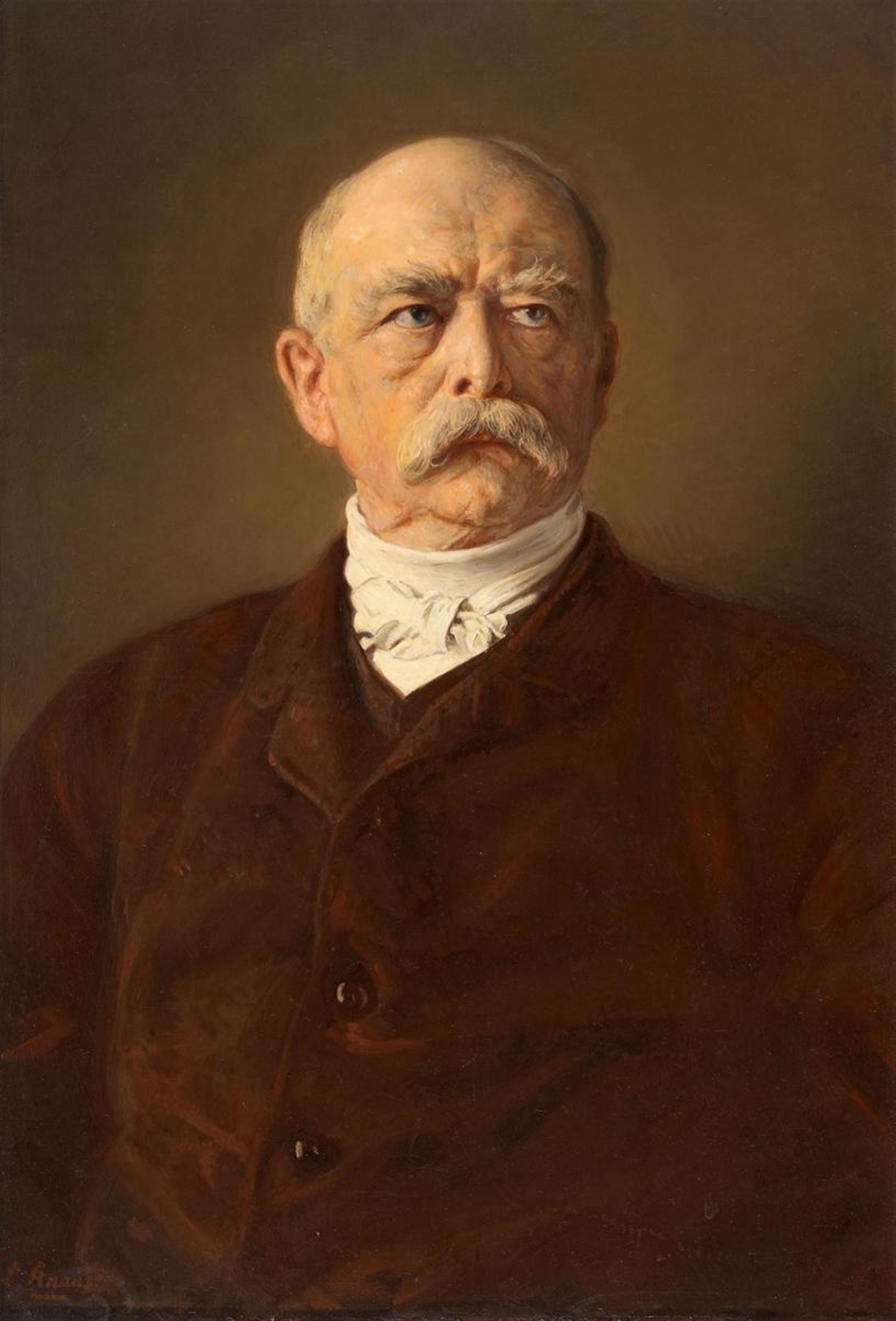Ludwig Knaus - PORTRAIT OF THE CHANCELLOR OTTO VON BISMARCK - image-1