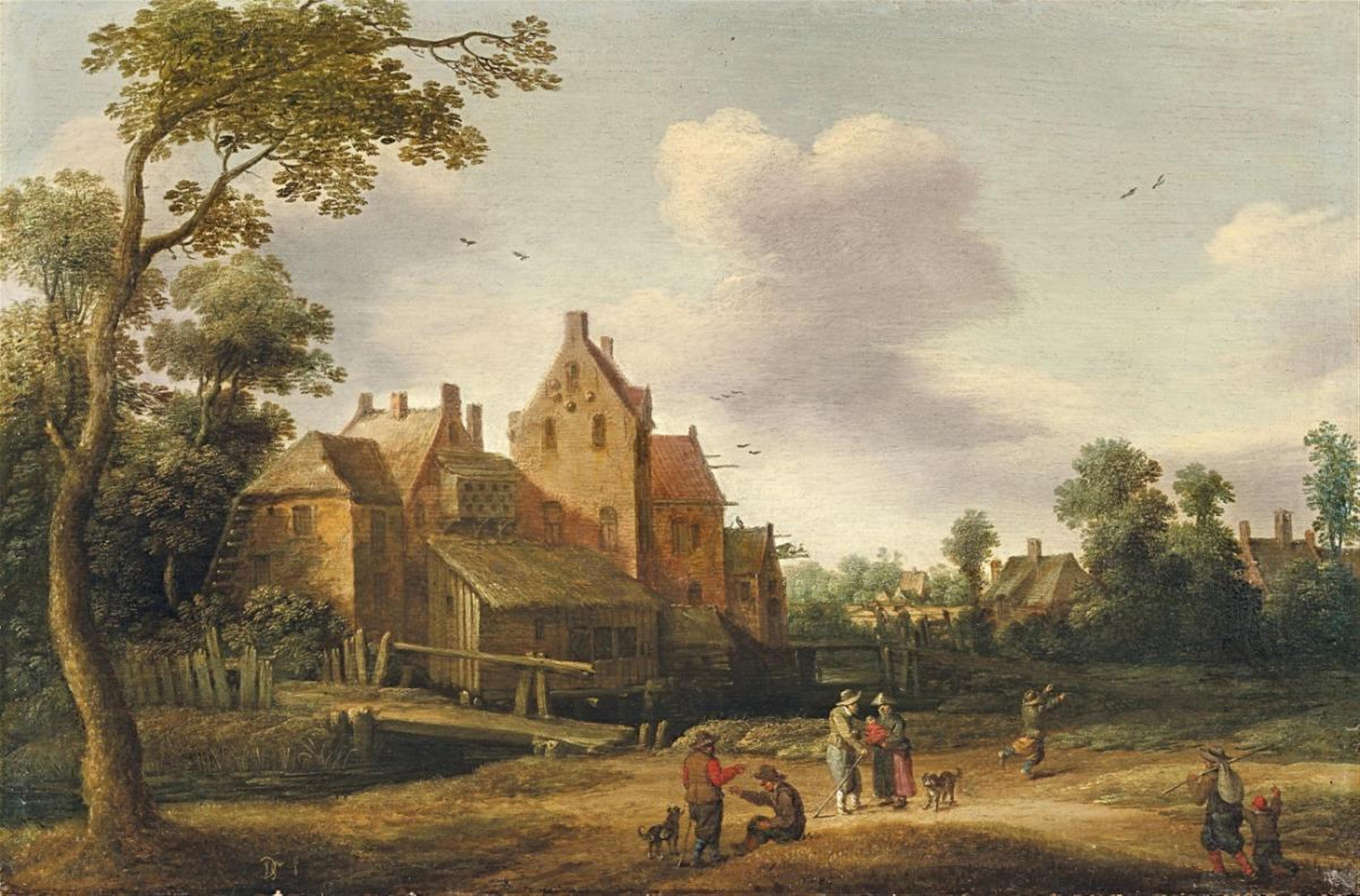 Joost Cornelisz. Droochsloot - LANDSCAPE WITH FARMHOUSE - image-1