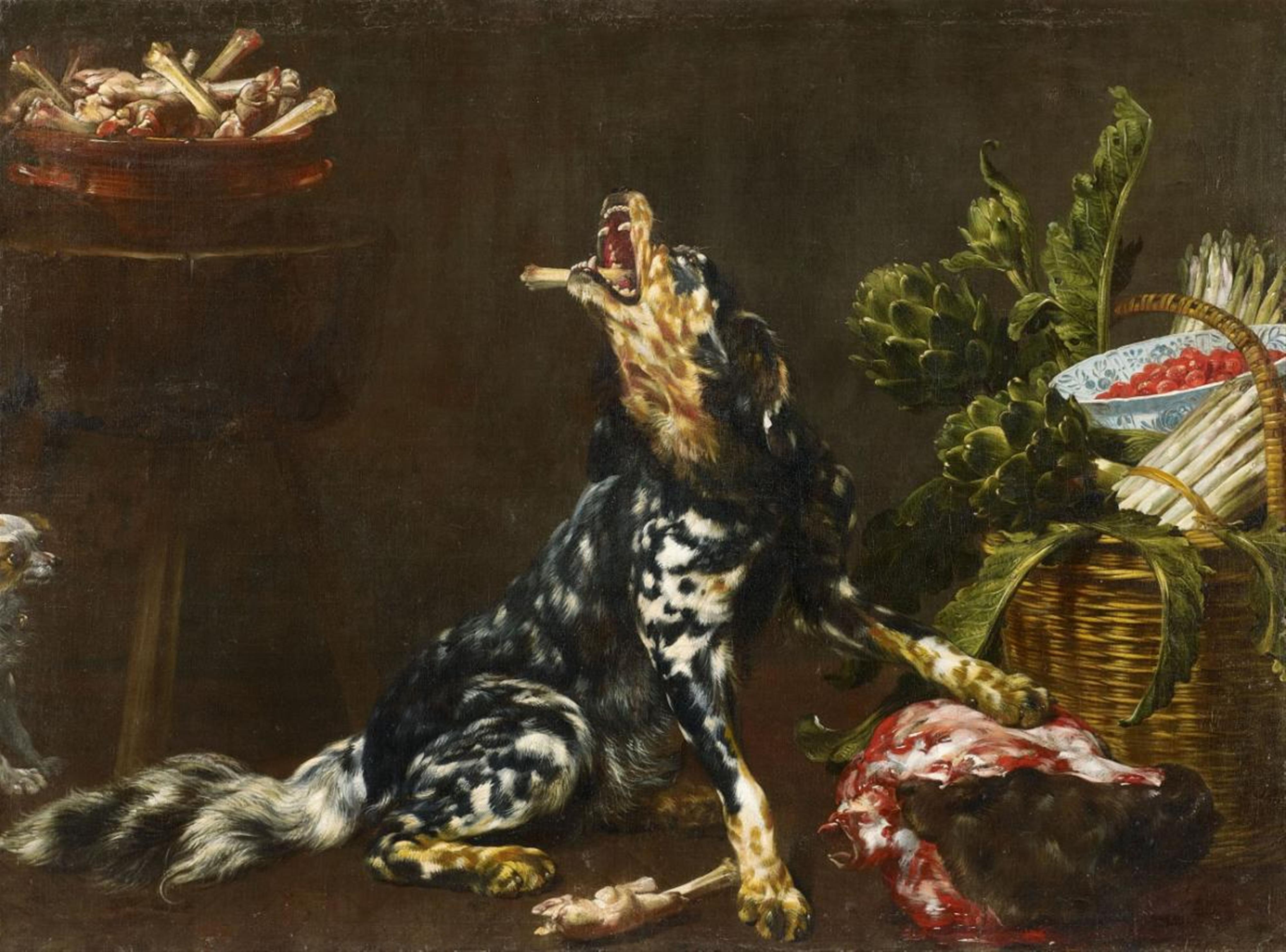 Paul de Vos - STILL LIFE WITH HUNTING DOG - image-1