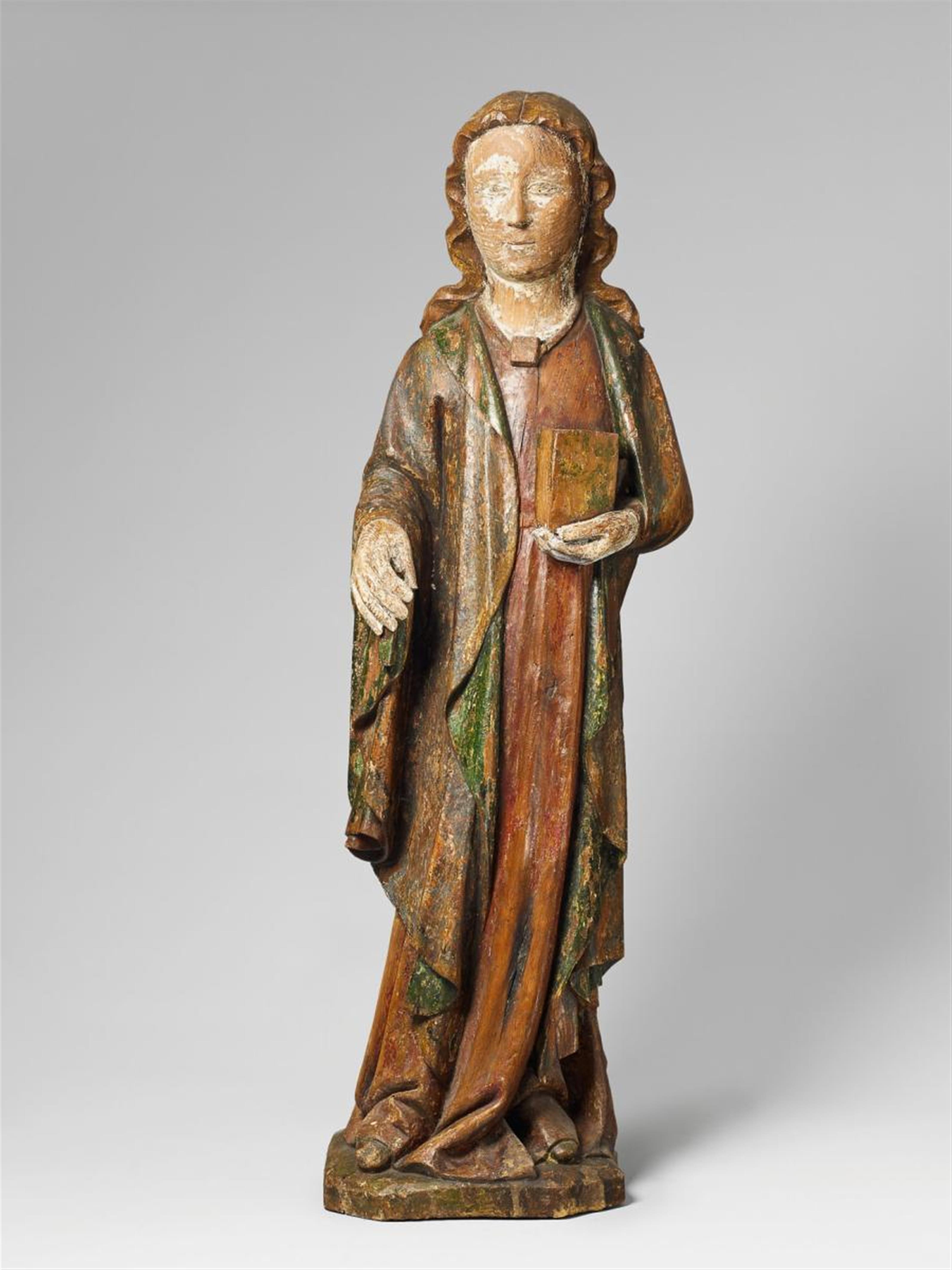 Probably Flemish First half 15th century - SAINT JOHN THE EVANGELIST - image-1