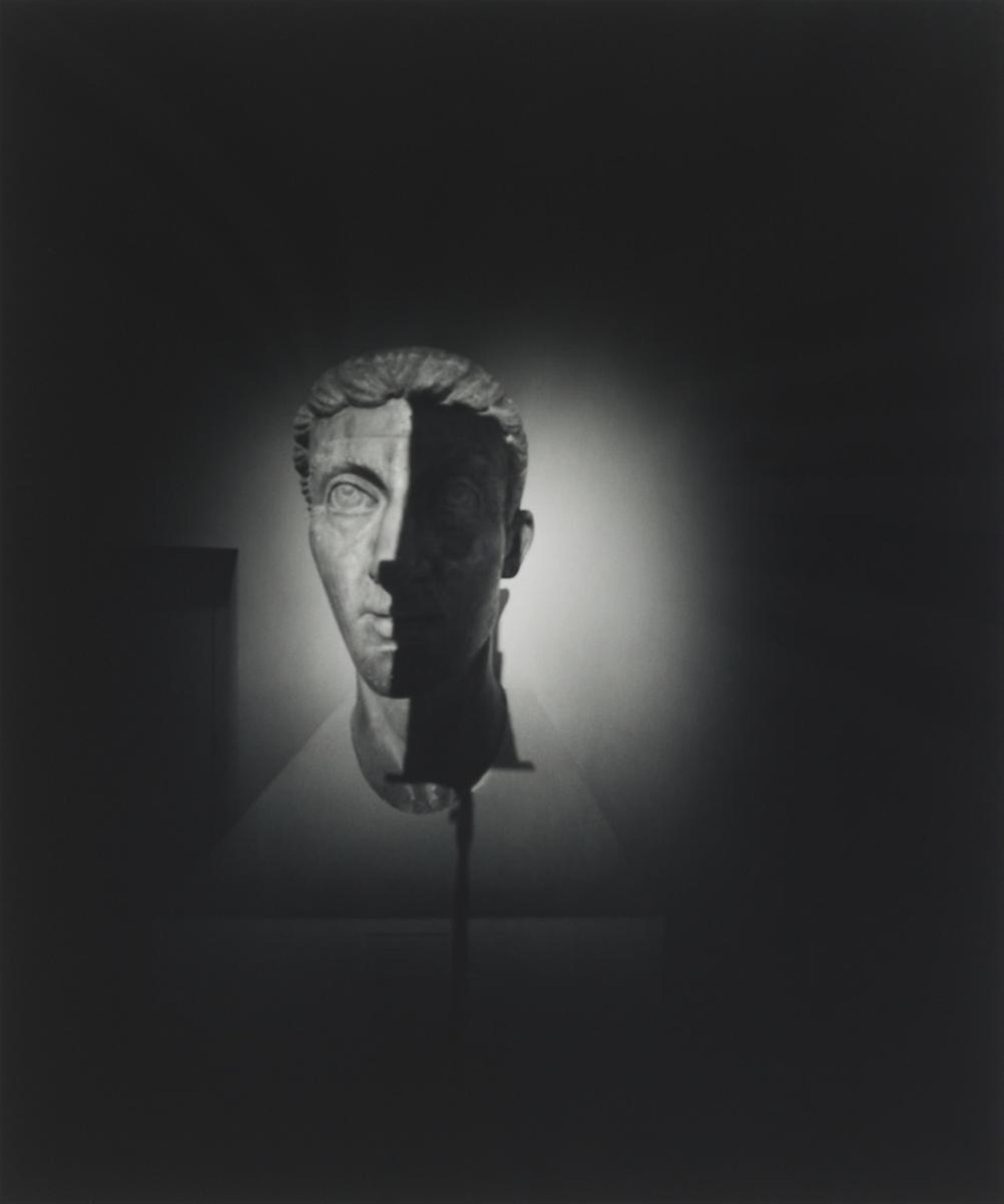 Adam Fuss - Untitled (Roman head, from the series: Pinholes) - image-1