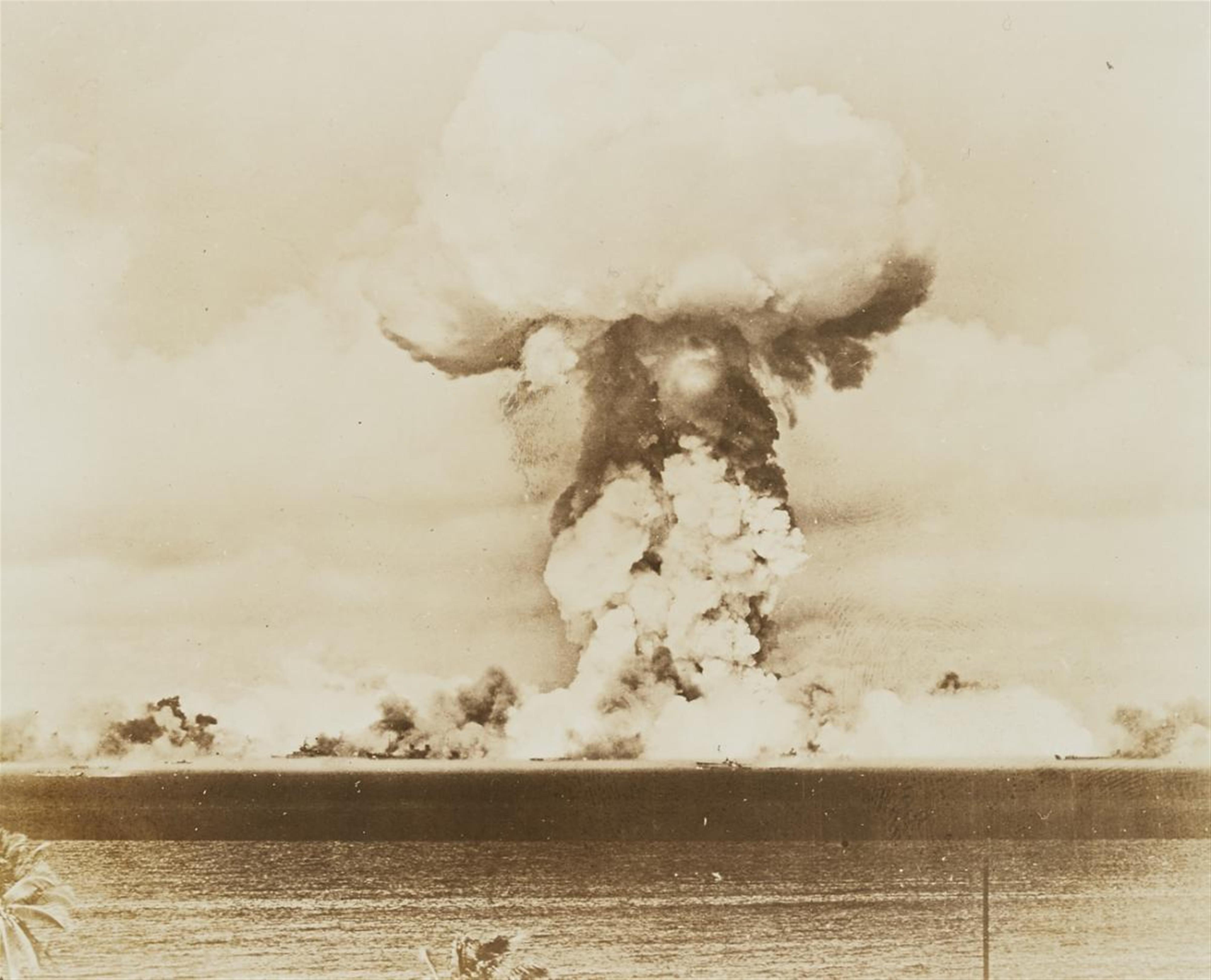 Official Photograph U.S. Navy - "Able" Atomic Bomb Test. "Able" Atomic Bomb Test. "Baker" Atomic Bomb Test. - image-2