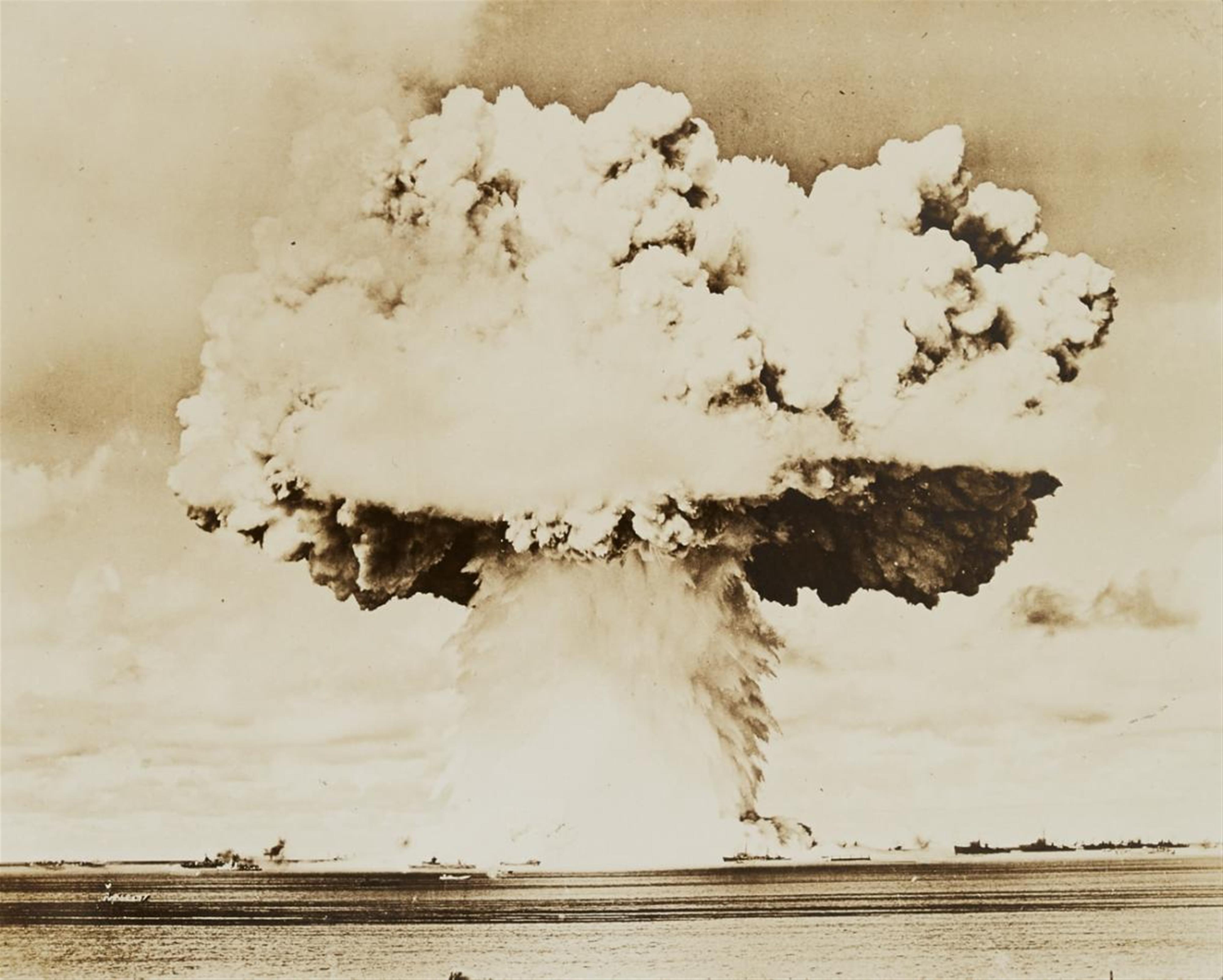 Official Photograph U.S. Navy - "Able" Atomic Bomb Test. "Able" Atomic Bomb Test. "Baker" Atomic Bomb Test. - image-3
