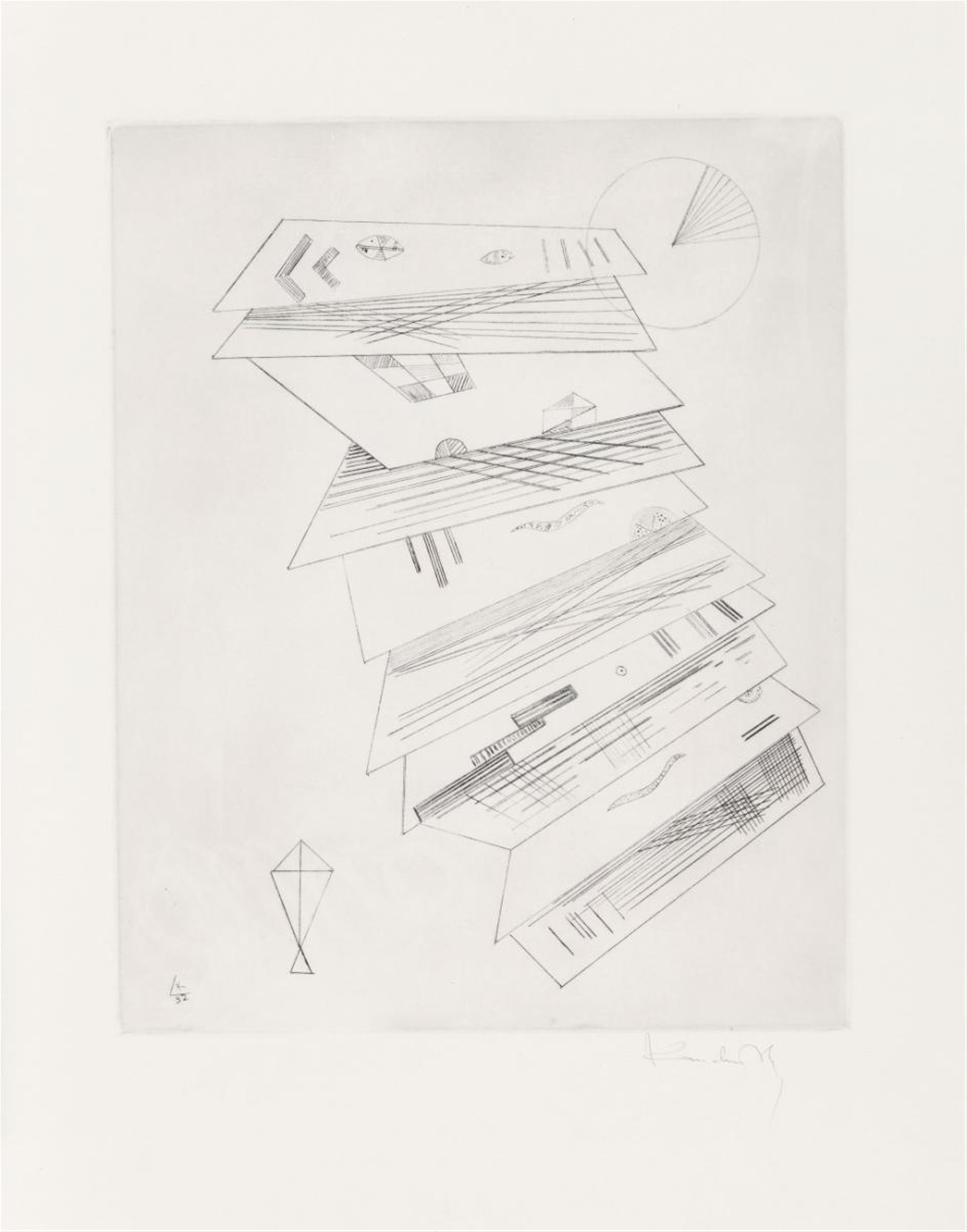 Wassily Kandinsky - Zweite Radierung für die Editions Cahiers d'Art - image-1