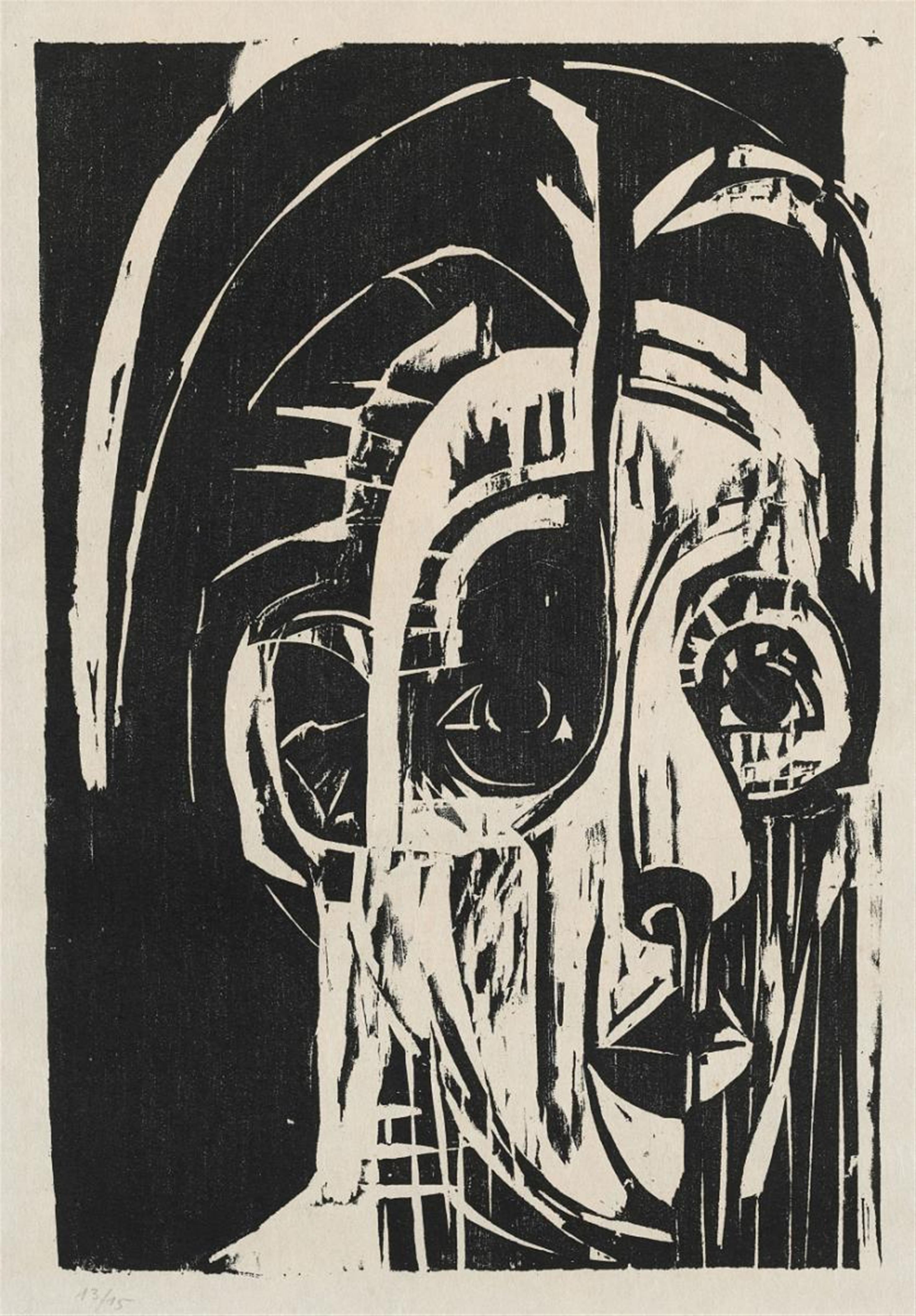 Albert Müller - Portrait Ernst Ludwig Kirchner III - image-1
