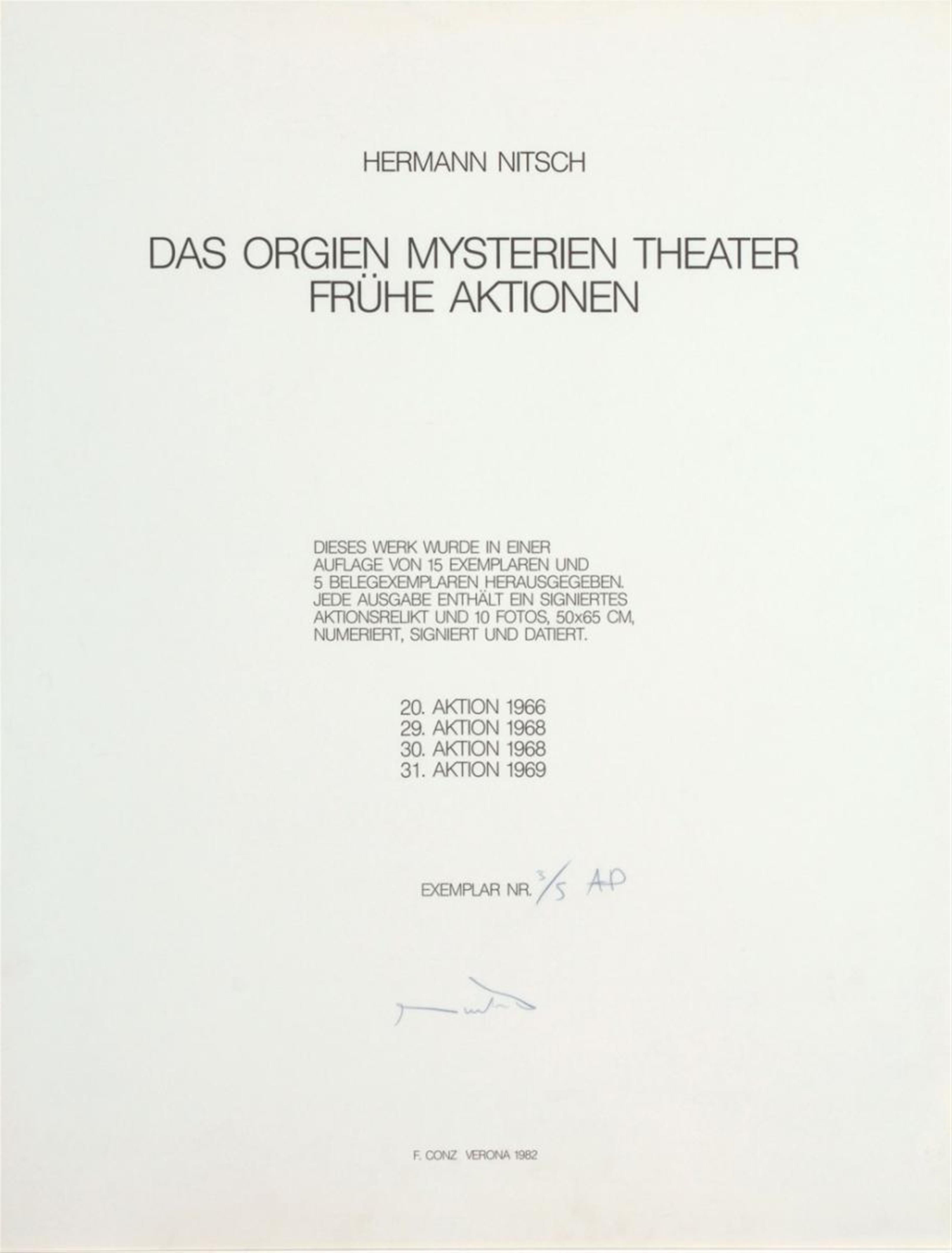 Hermann Nitsch - Das Orgien Mysterien Theater. Frühe Aktionen - image-2