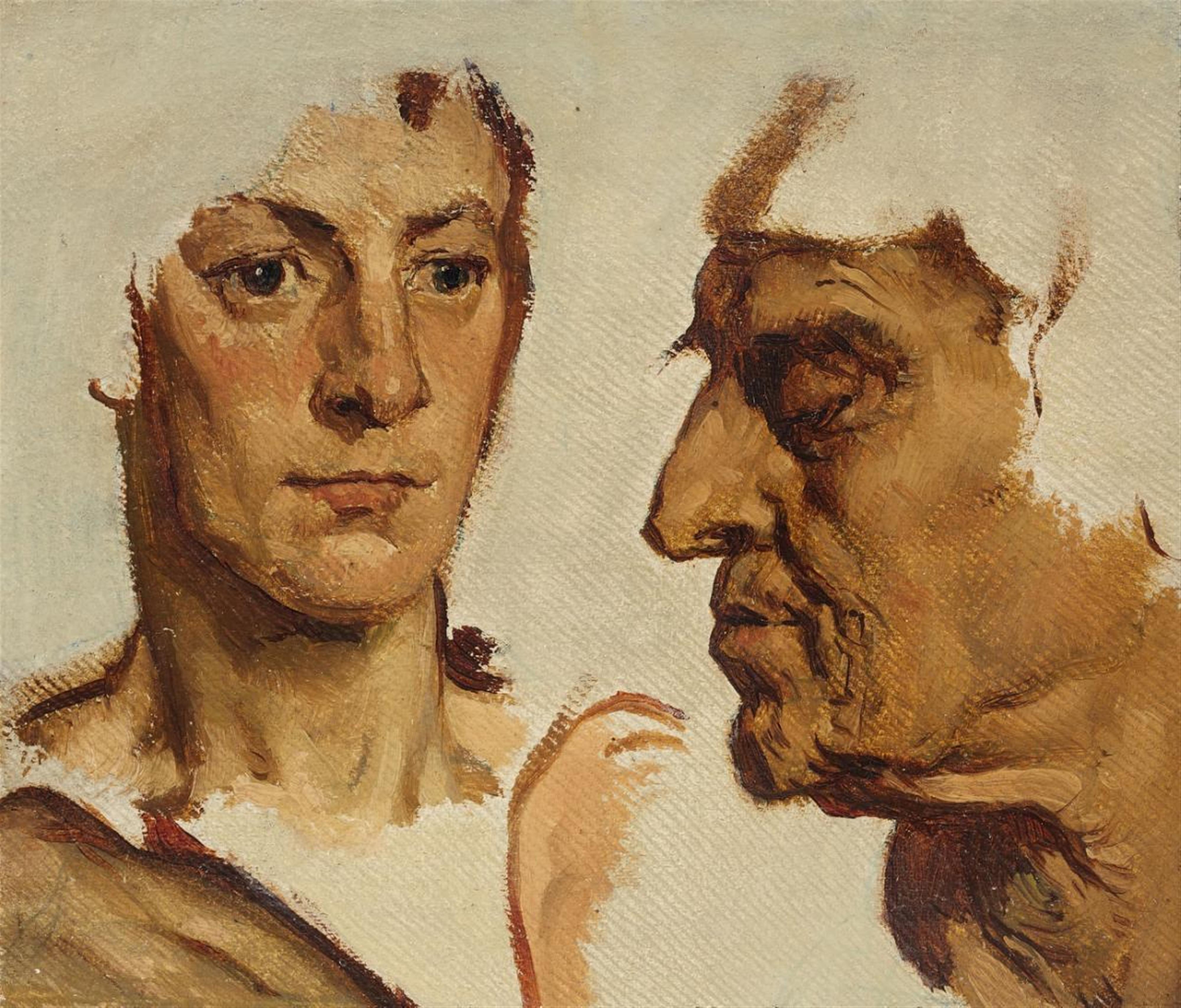 Peter Janssen - STUDY OF TWO HEADS - image-1
