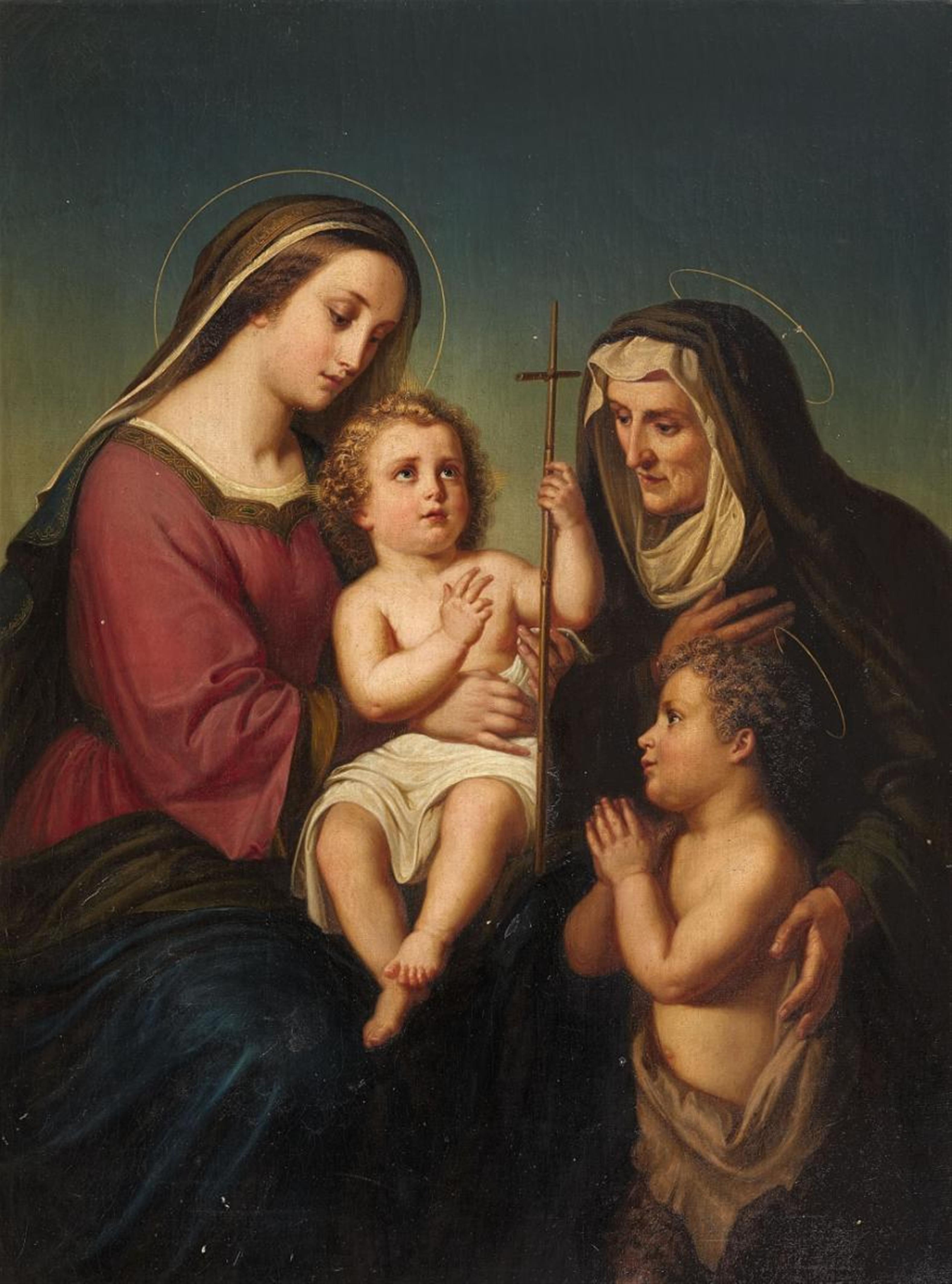 Friedrich Rudolf Albert Kornek - THE MADONNA WITH CHILD AND SAINT ELIZABETH WITH THE YOUNG JOHN THE BAPTIST - image-1