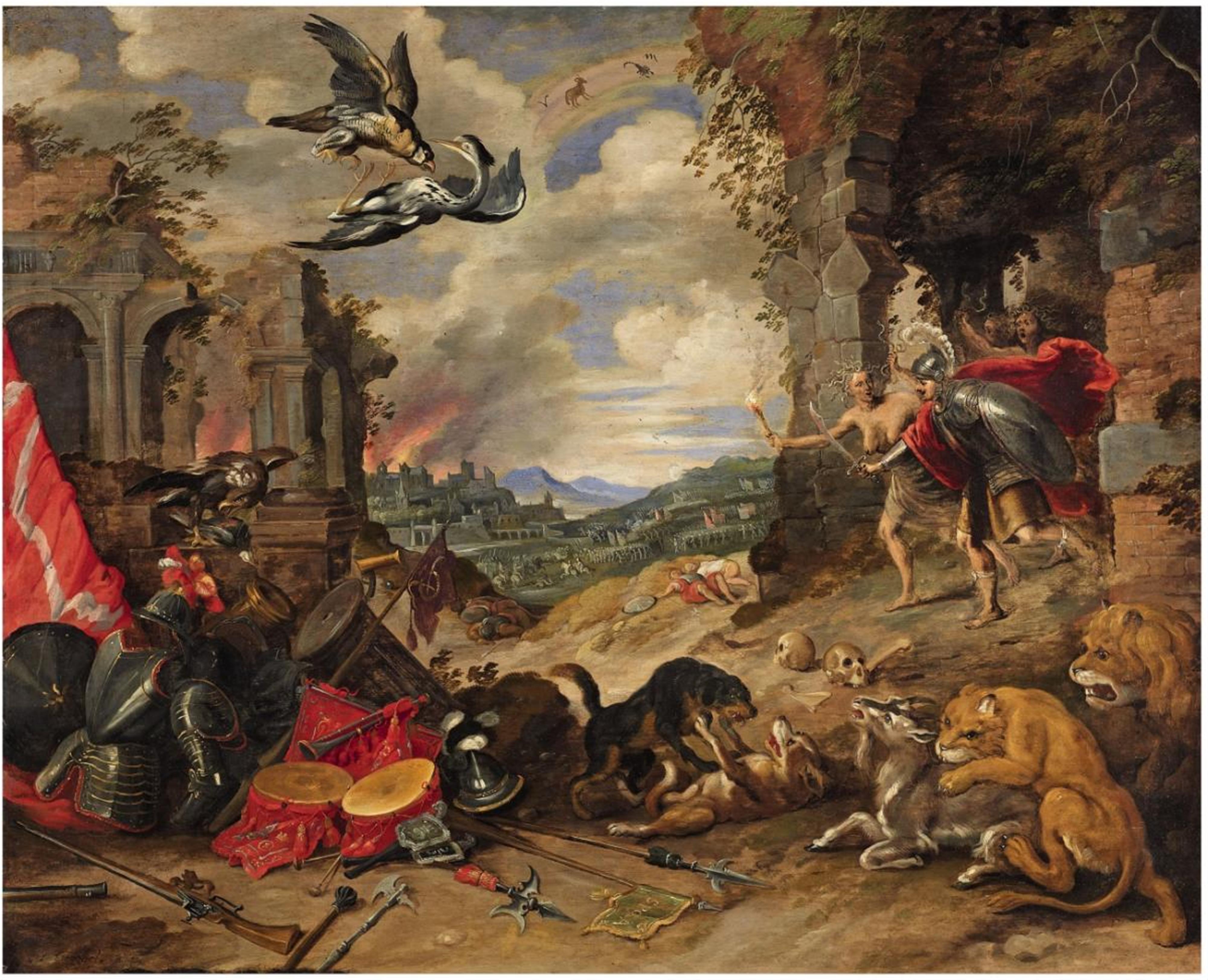 Jan Brueghel the Younger - ALLEGORY OF WAR - image-1