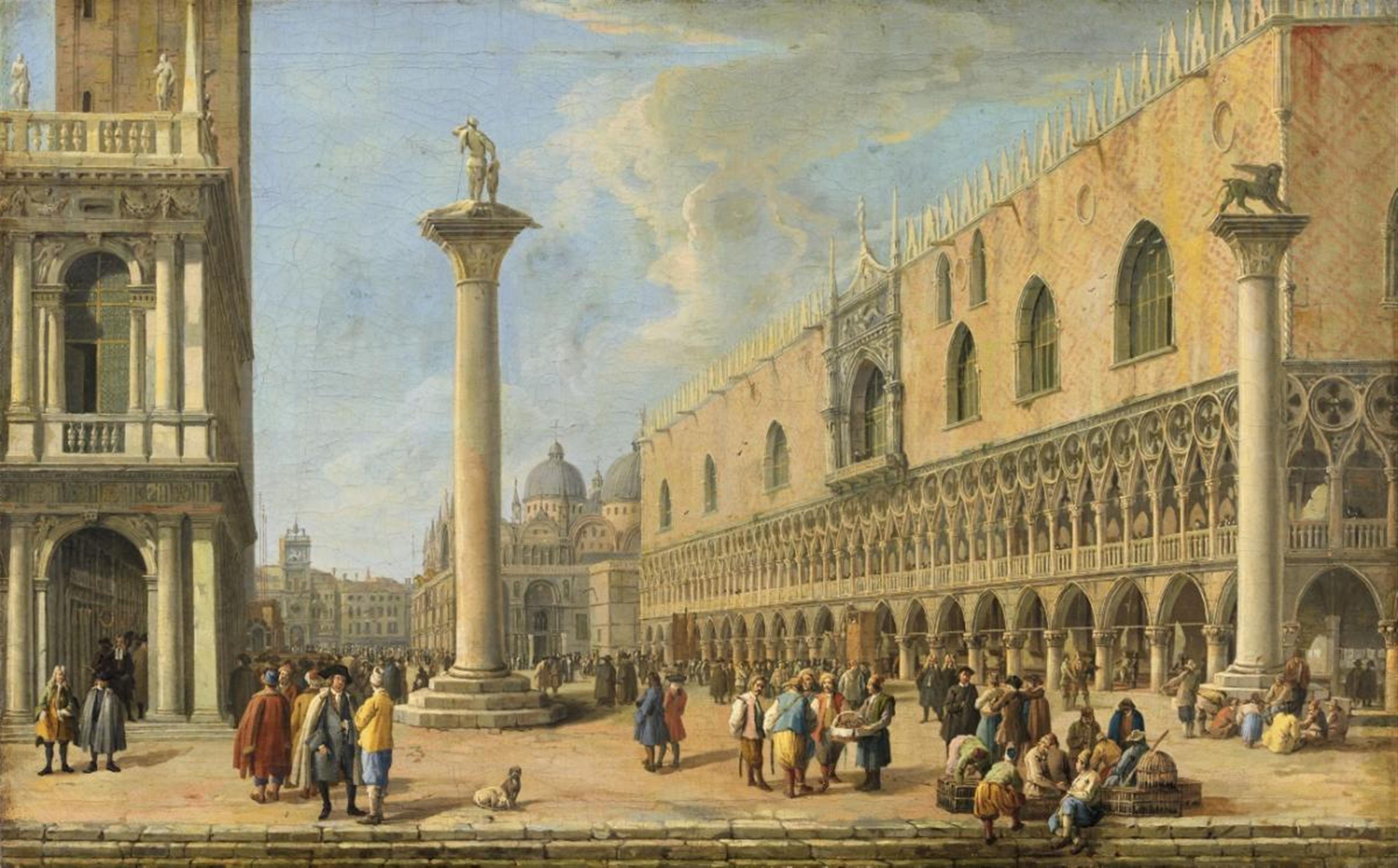Luca Carlevarijs - VIEW OF VENICE WITH THE PIAZZETTA DI SAN MARCO AND PALAZZO DUCALE - image-1
