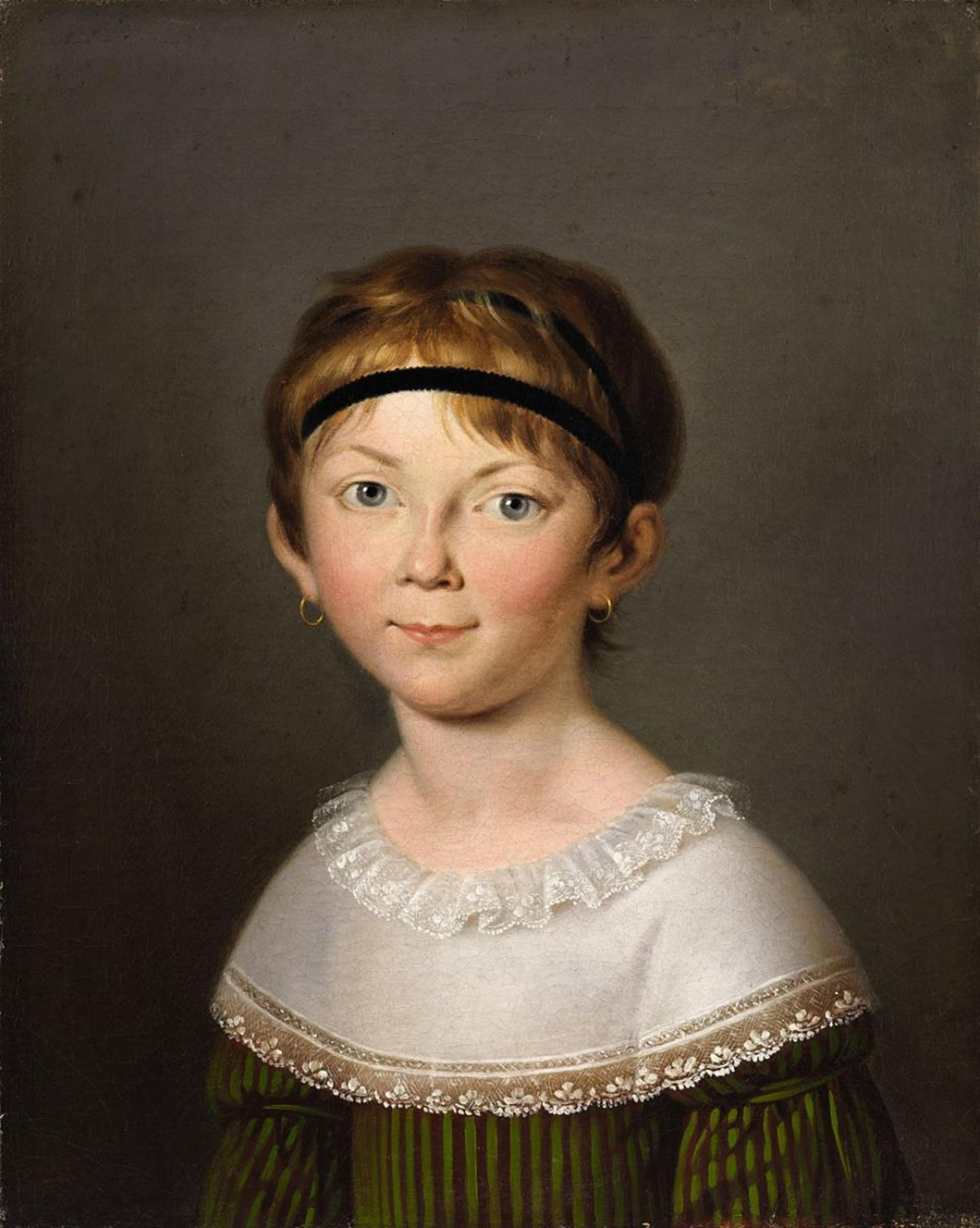 Austrian Artist - A PORTRAIT OF A GIRL - image-1