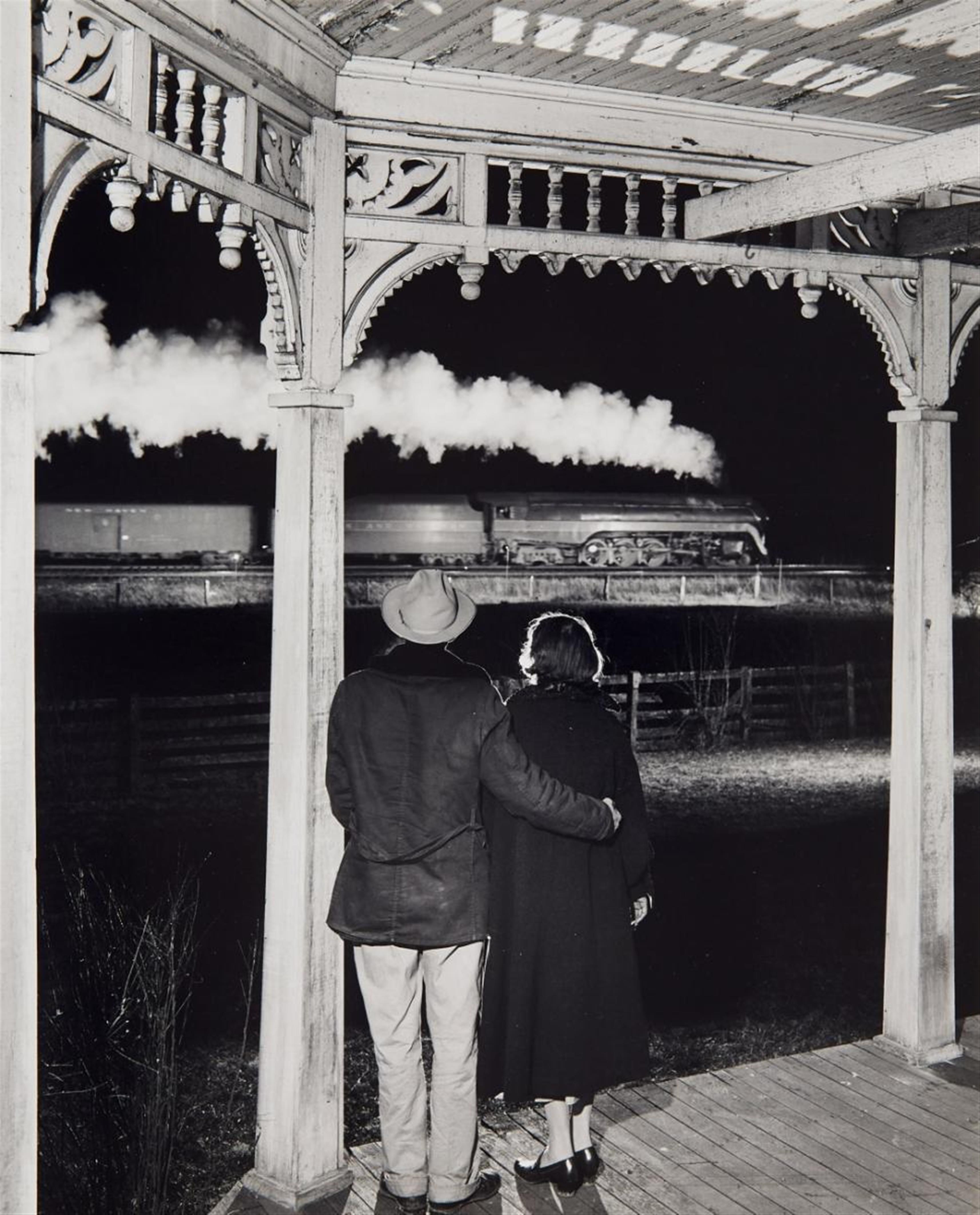 O. Winston Link - The Popes and the last stream passenger train, Max Meadows, Virginia - image-1