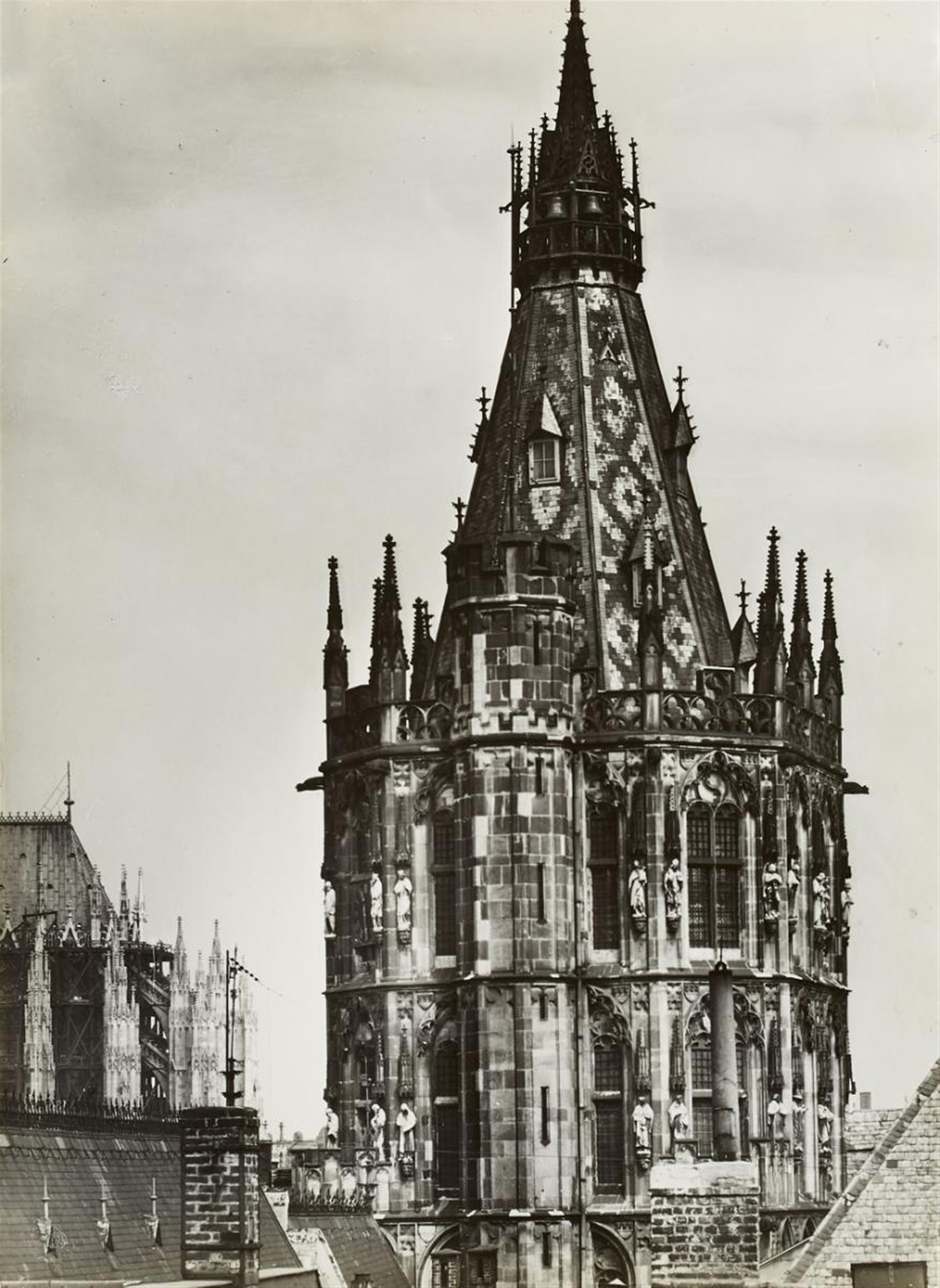 August Sander - Rathausturm (Tower of town hall) - image-1