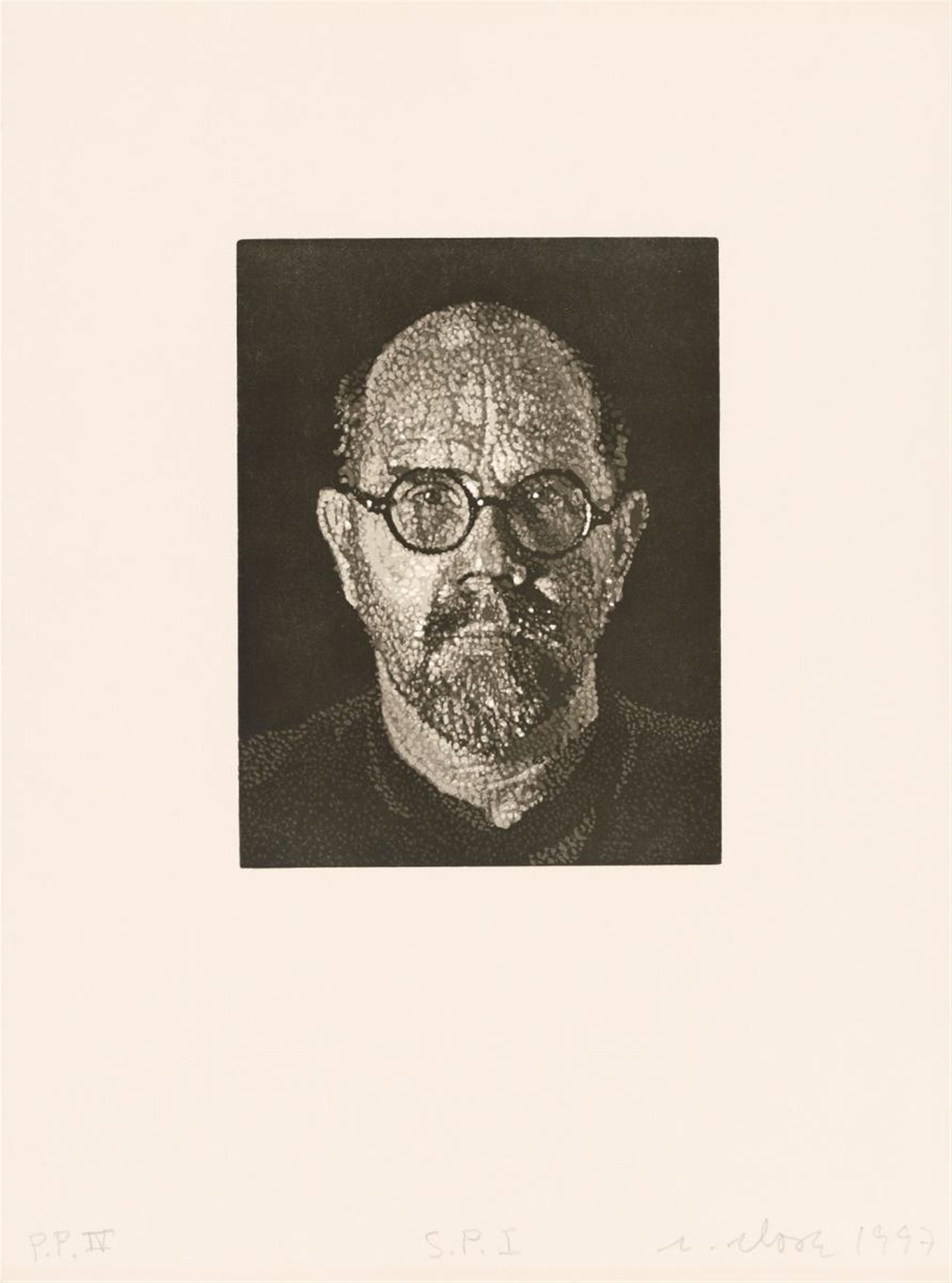 Chuck Close - S.P. I,II,III (Self Portrait) - image-1