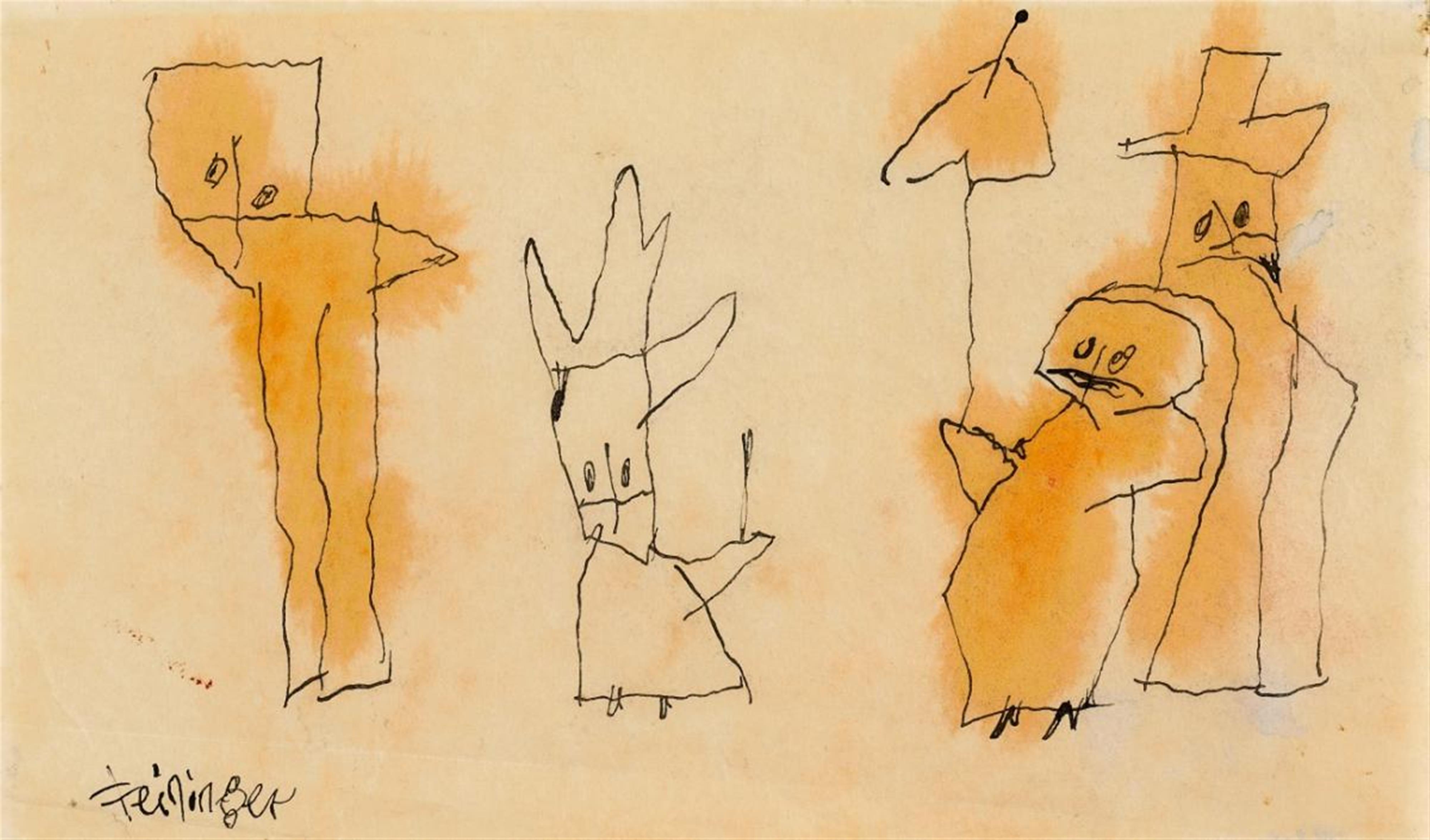Lyonel Feininger - Four Figures - Das Wunderkind - image-1