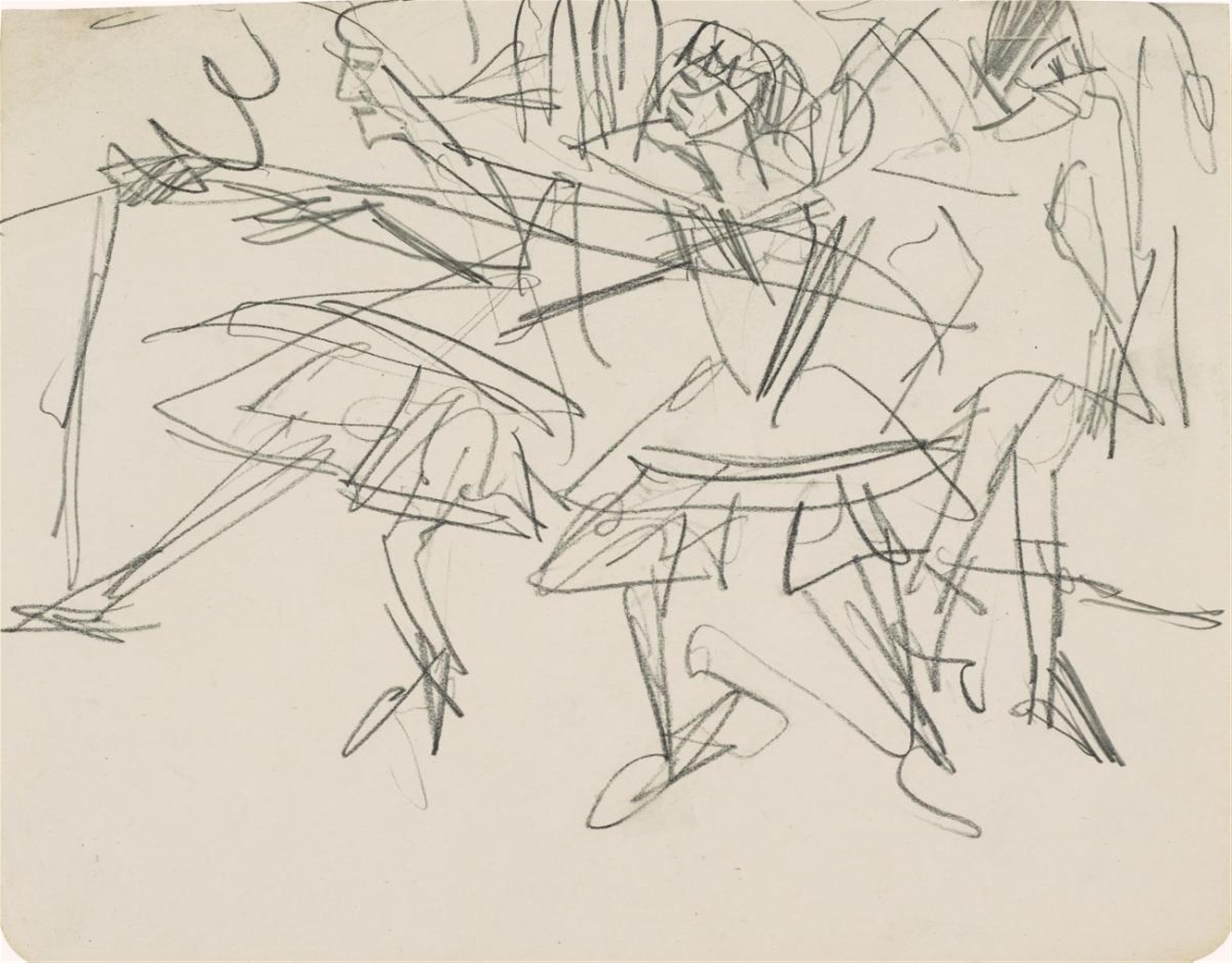 Ernst Ludwig Kirchner - Drei Tanzende Mädchen - image-1