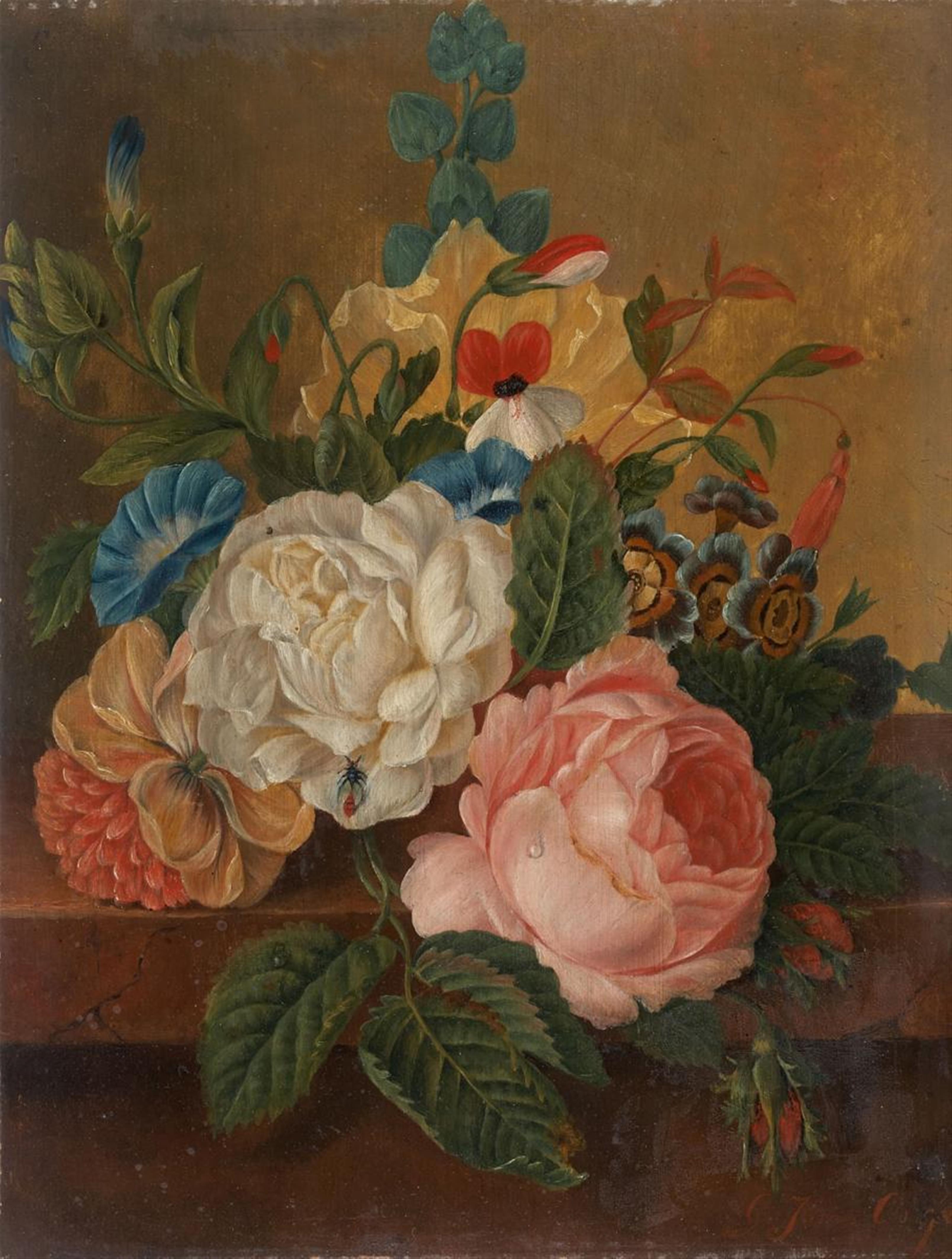 Georg Jacob Johannes van Os - Flower Still Life - image-1