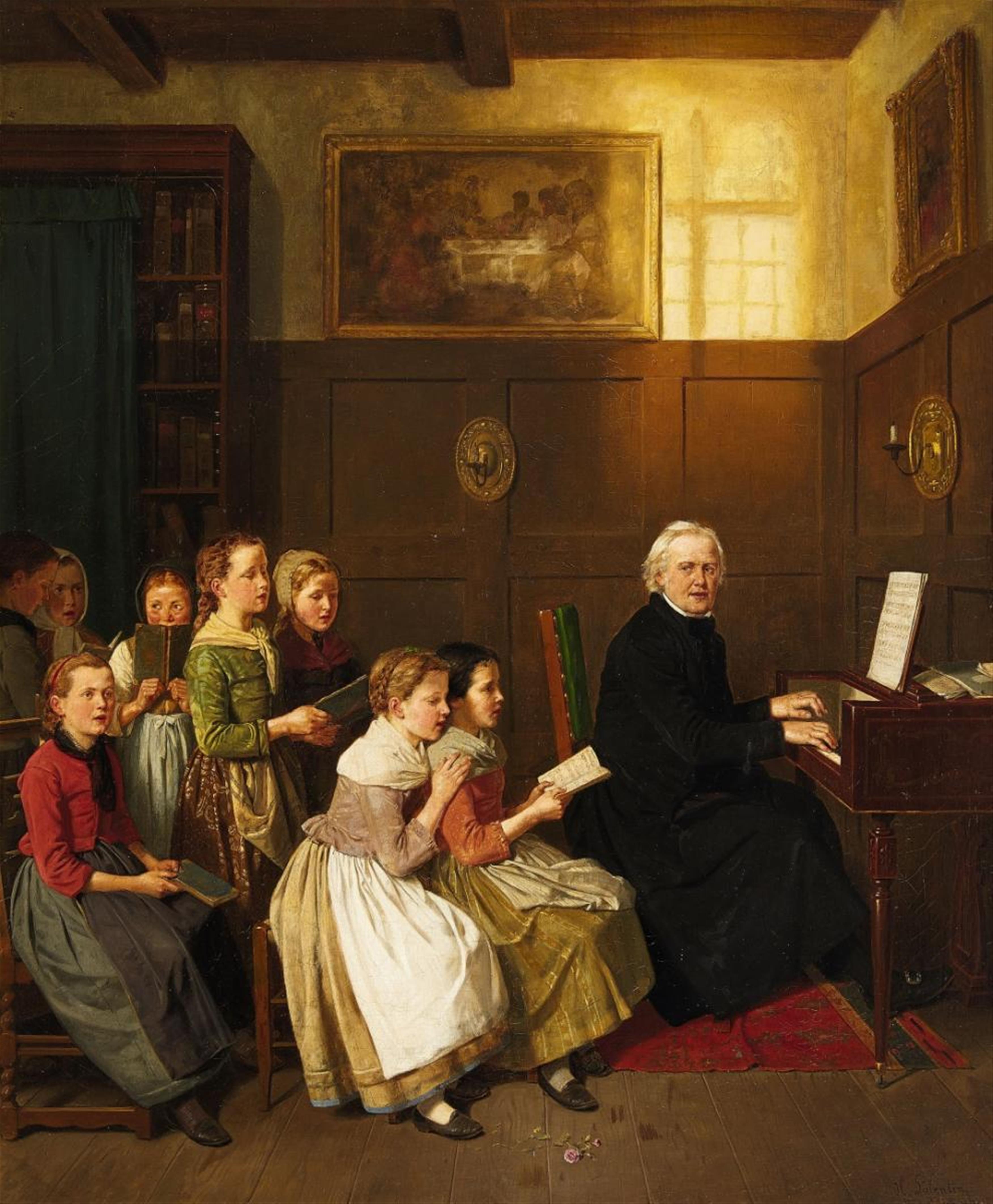Hubert Salentin - The Singing Lesson - image-1