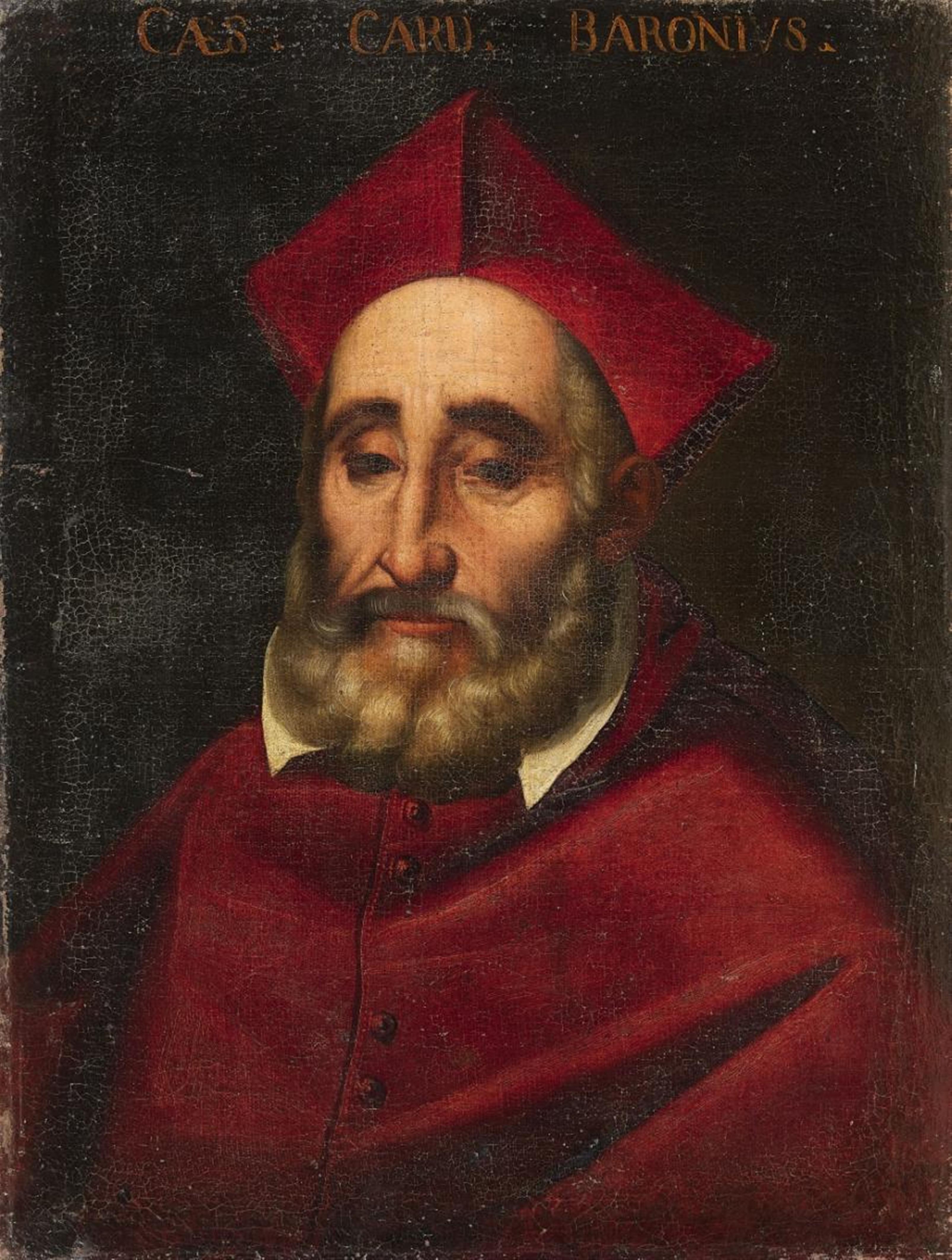 Italian School of the 17th century - Portrait of Cardinal Cesare Baroni - image-1
