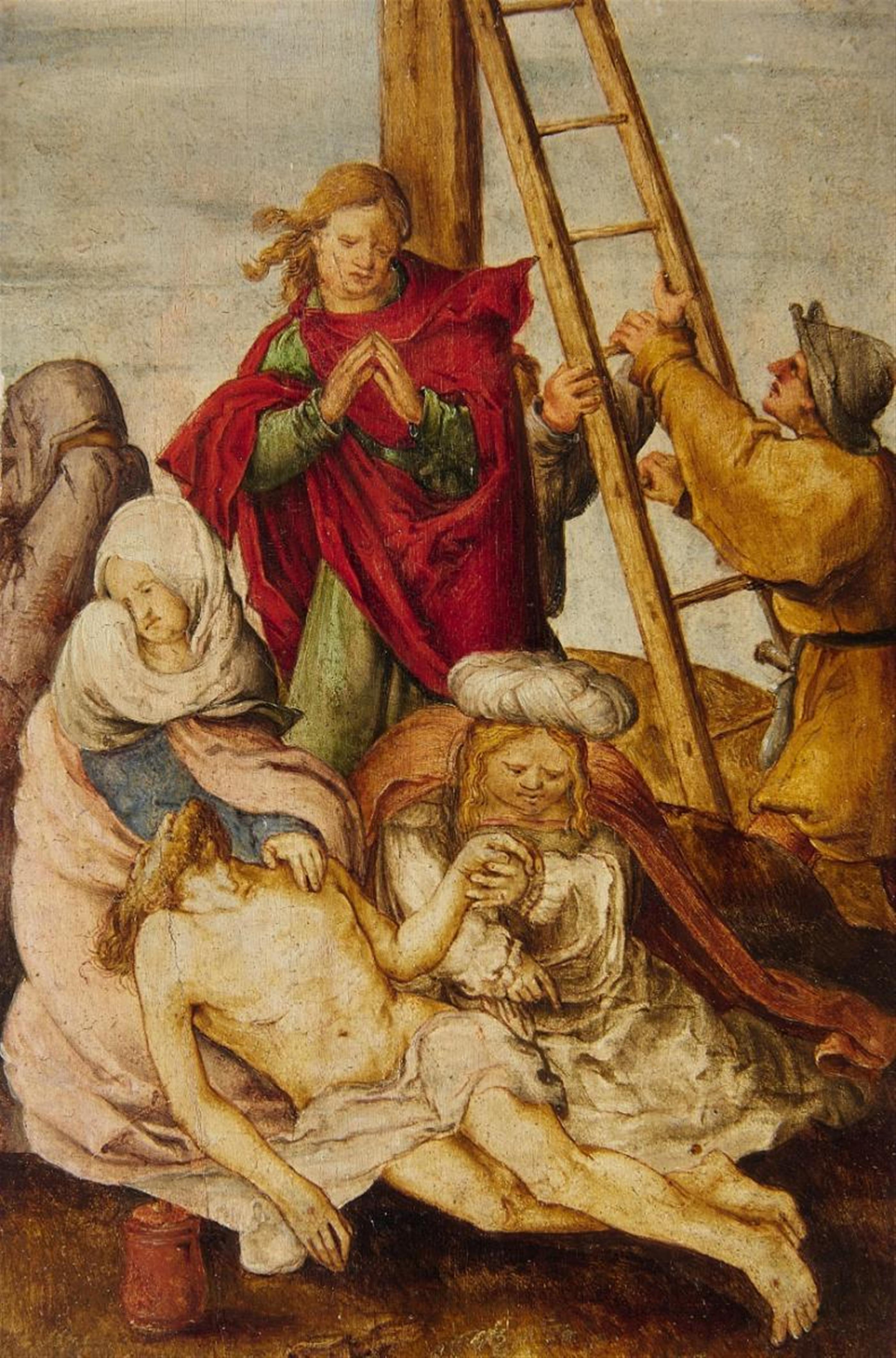 Niederländischer Meister des 16. Jahrhunderts - Kreuzabnahme Christi - image-1