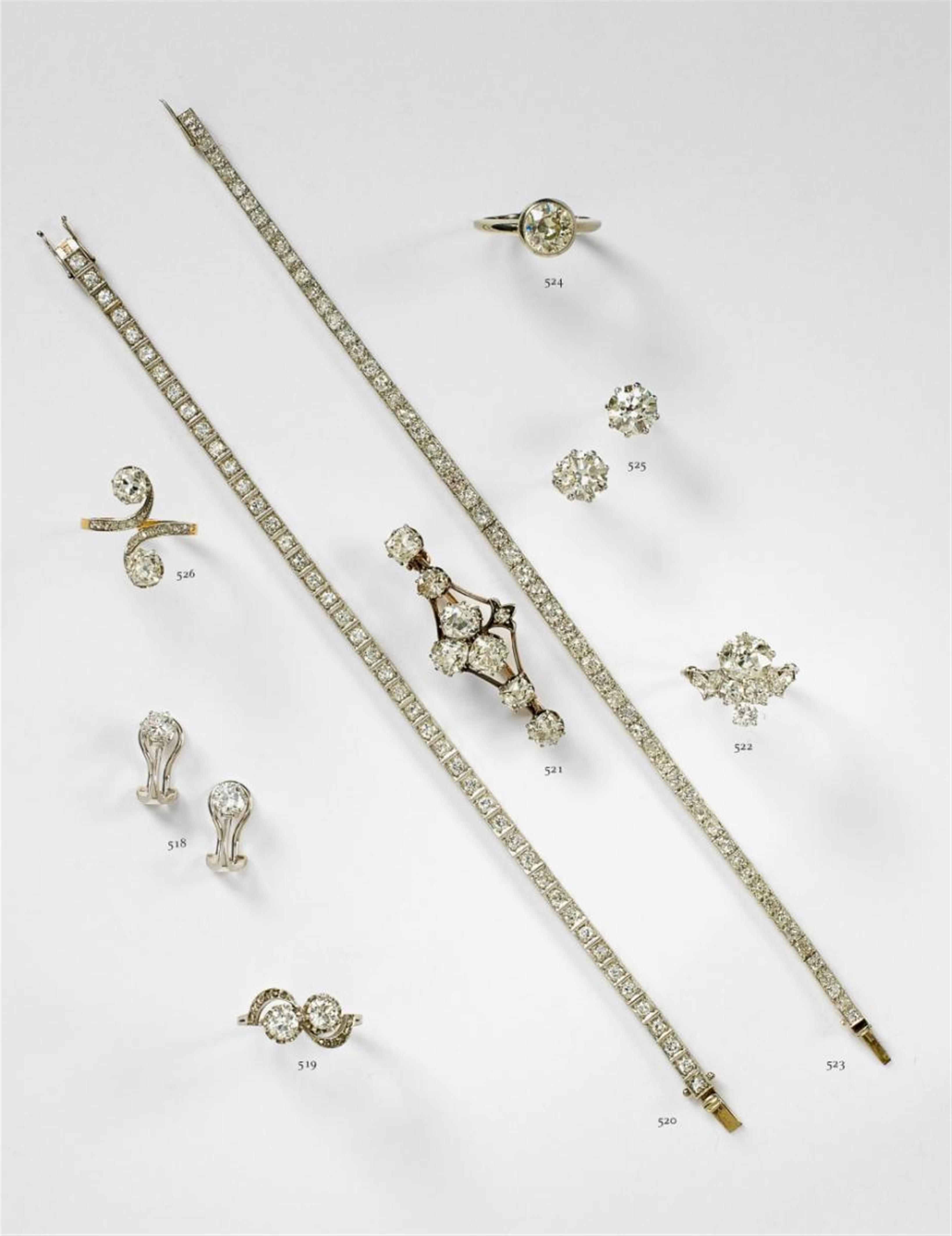 A late 19th century diamond and gold bar brooch. - image-2