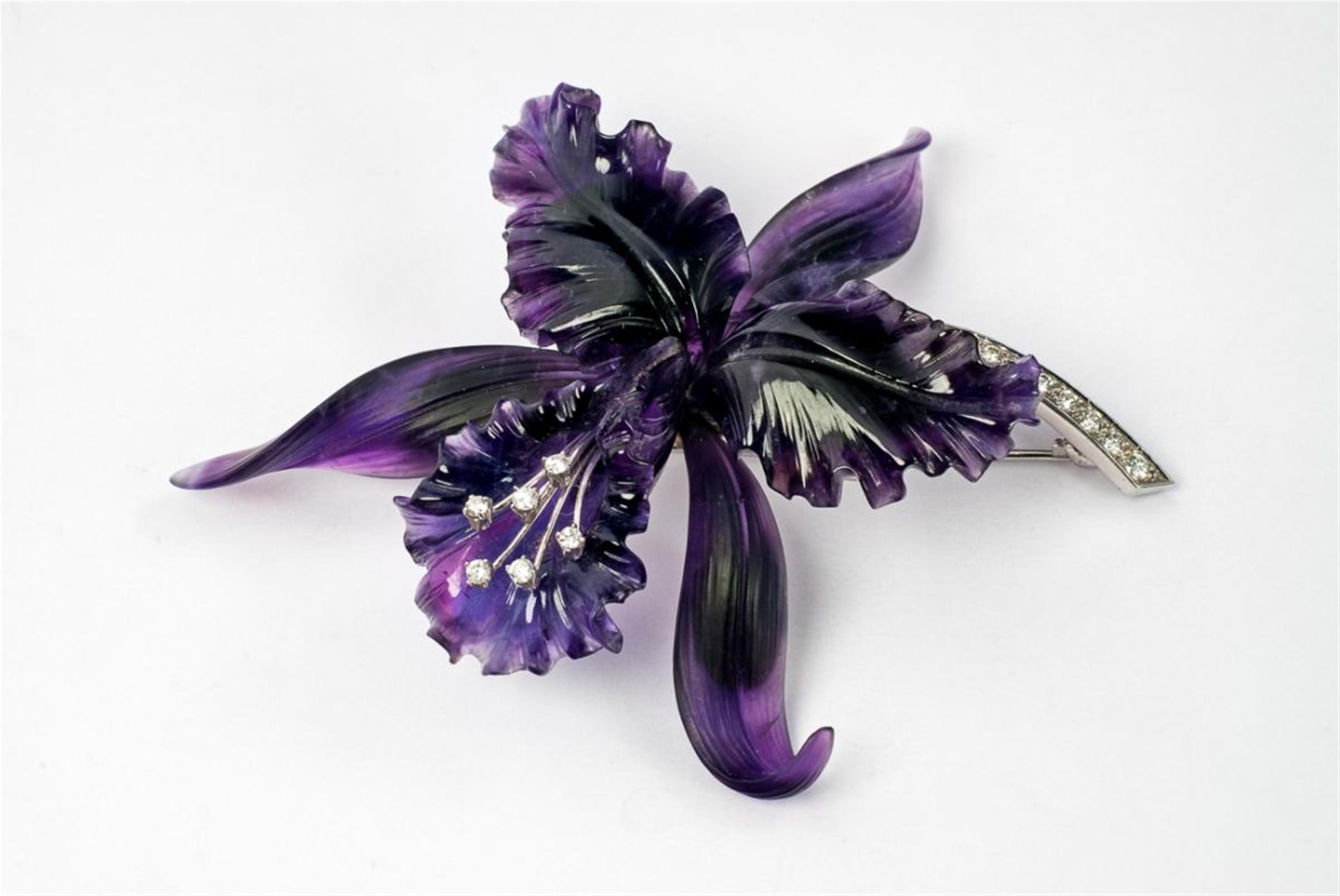 Orchideen-Brosche - image-1