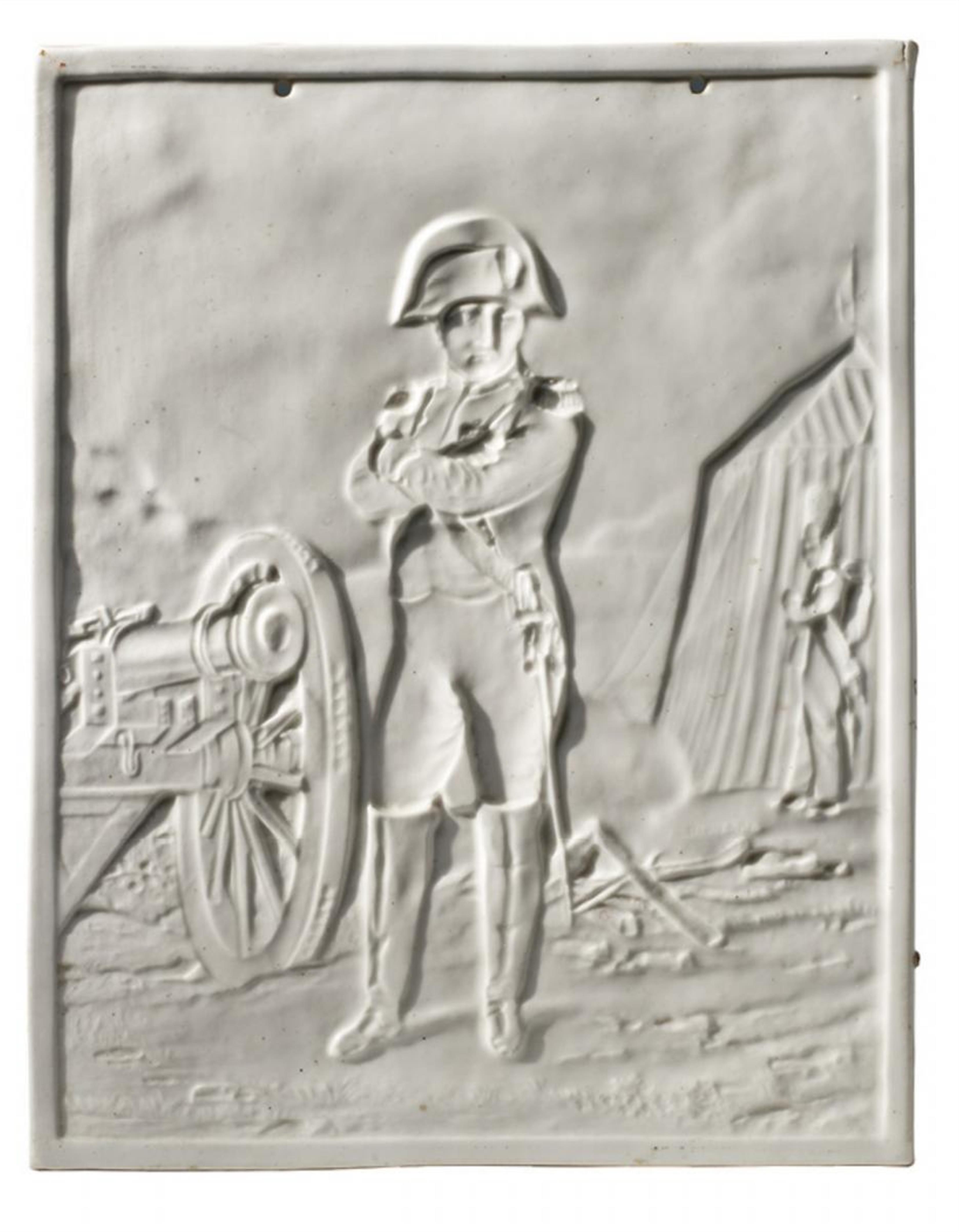 A German cast porcelain lithophane with Napoleon. - image-2