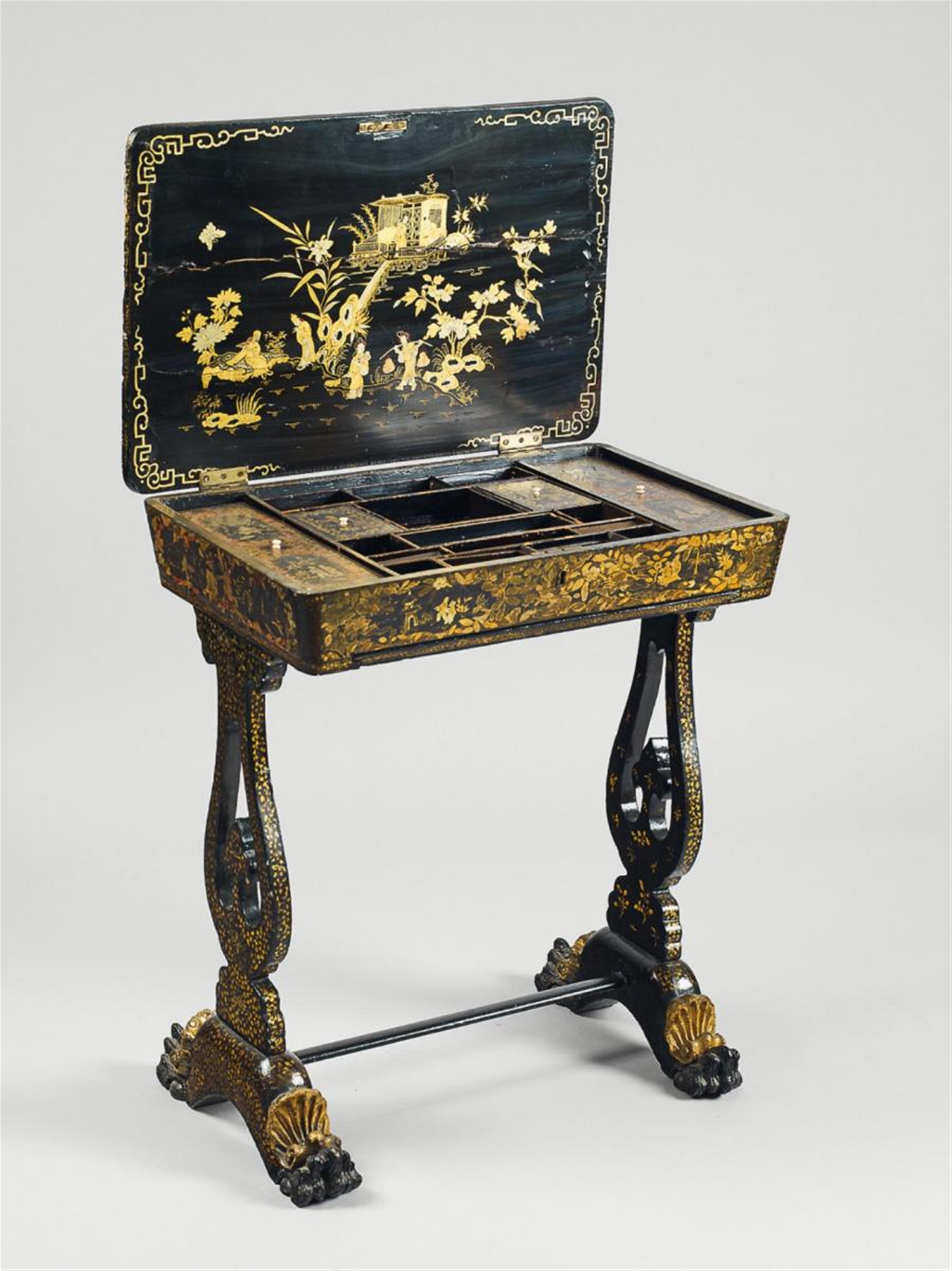 A Chinese lacquered lady's table - image-1