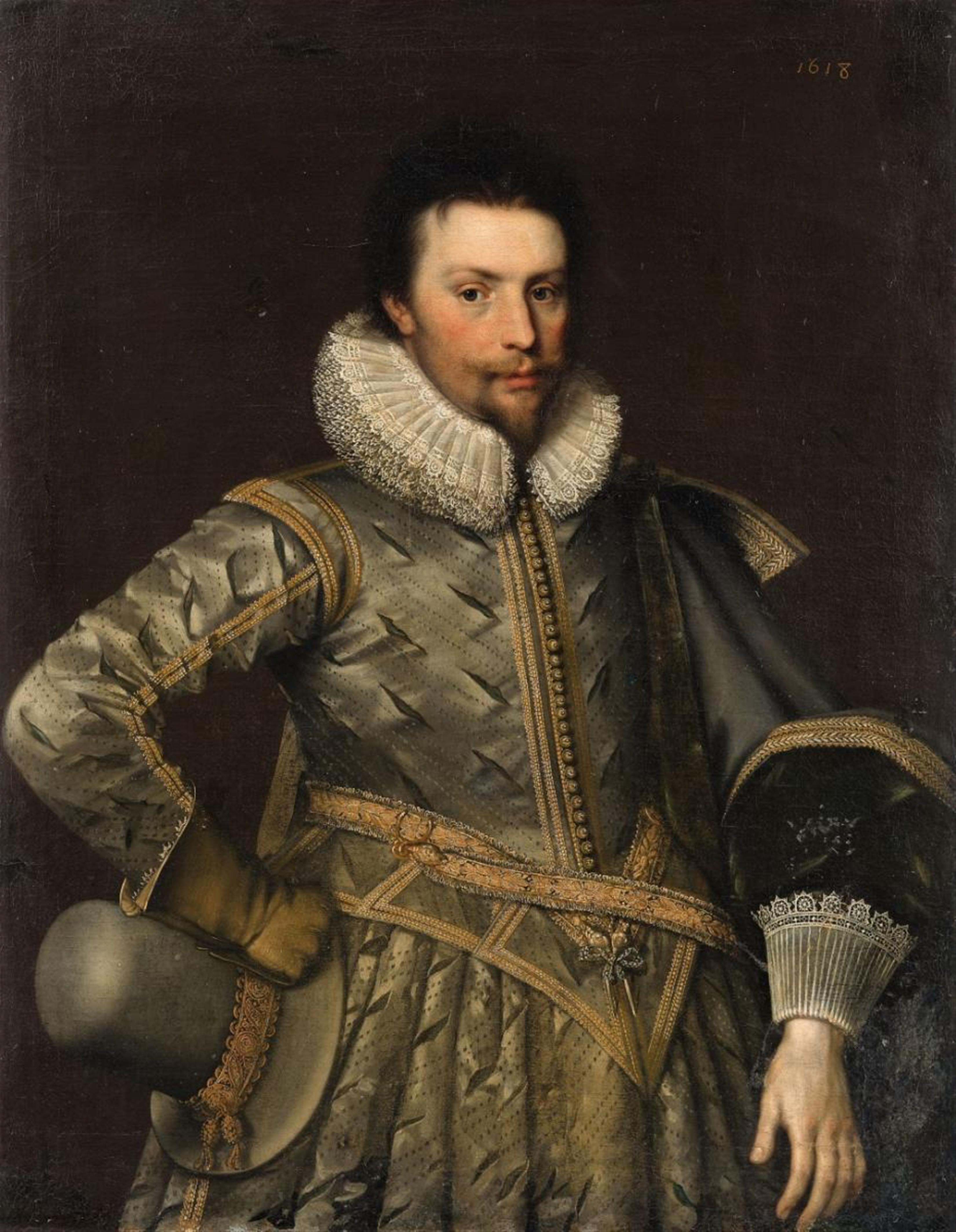 Daniel Mytens, attributed to - Portrait of a Nobleman - image-1