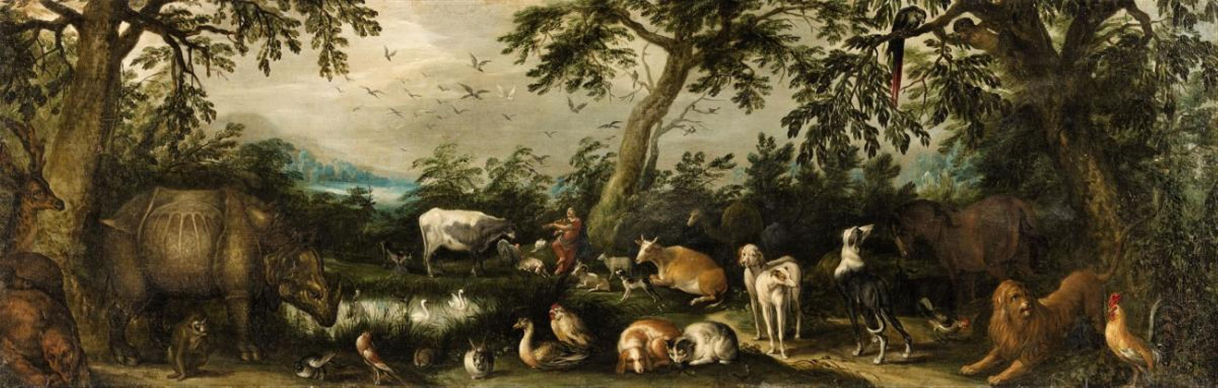 Jacob Savery II, attributed to - Orpheus among the Animals - image-1
