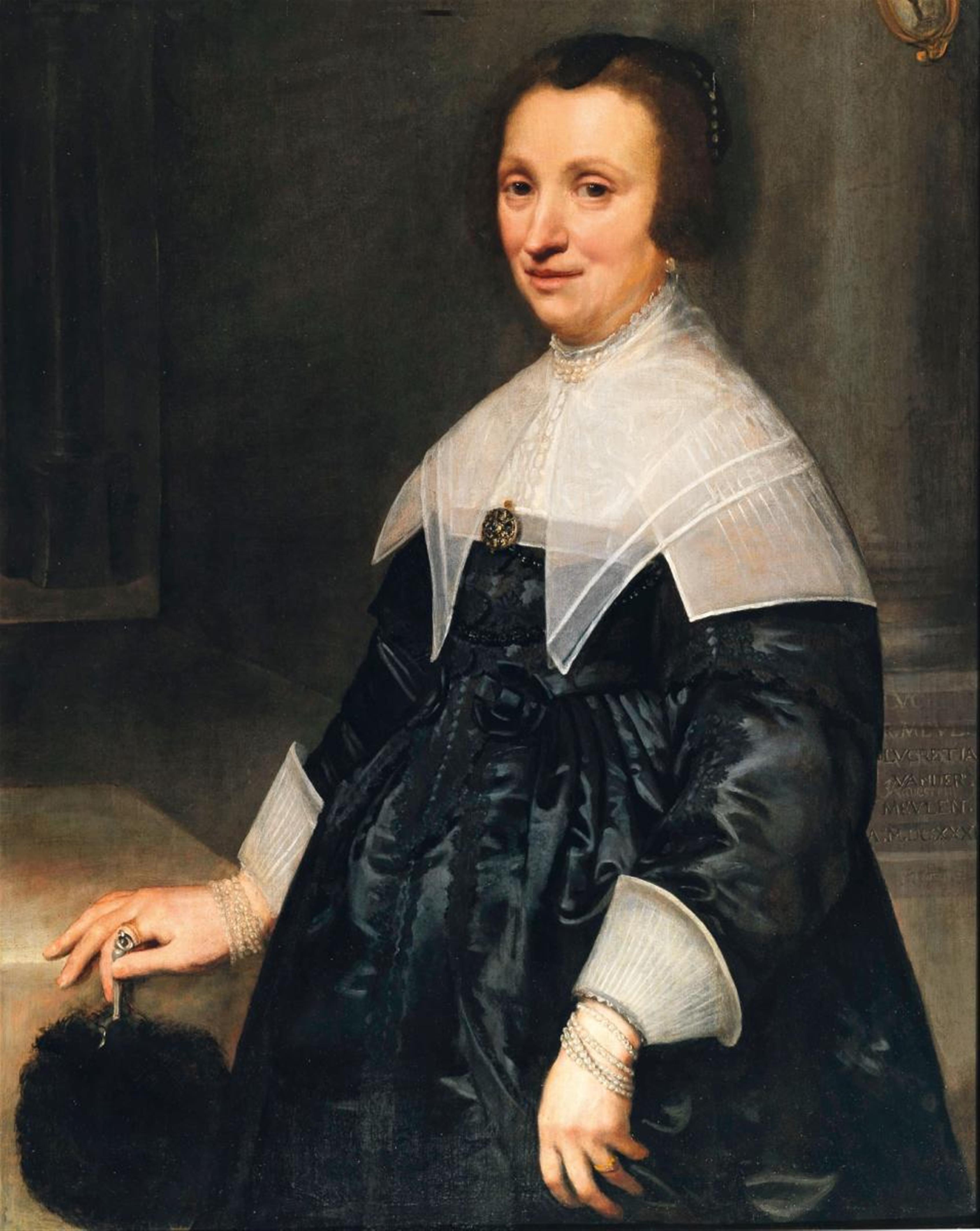 Jan Anthonisz. van Ravesteyn - Portrait of Lucretia van der Meulen - image-1