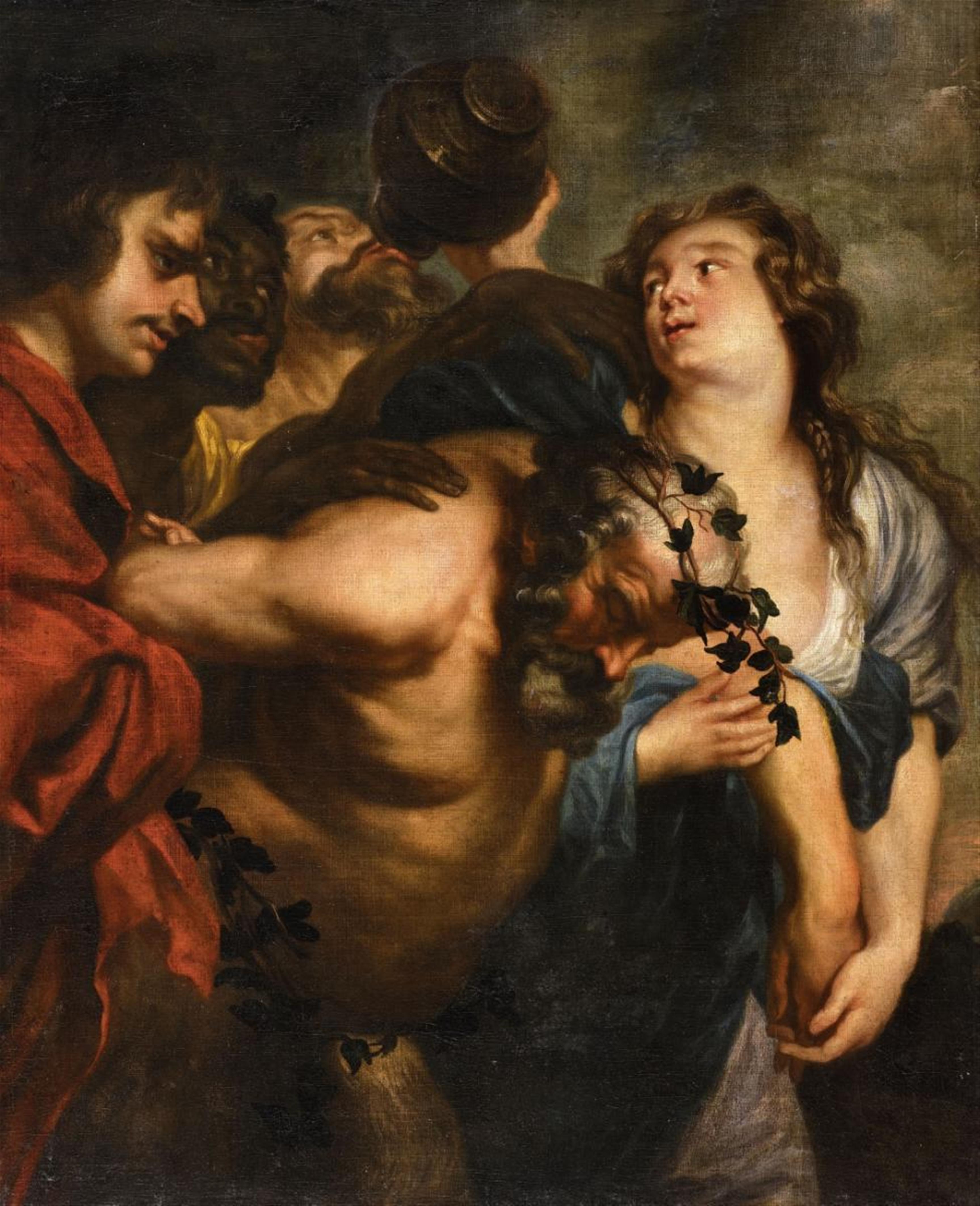 Flämischer Meister nach A. van Dyck - Der trunkene Silen - image-1