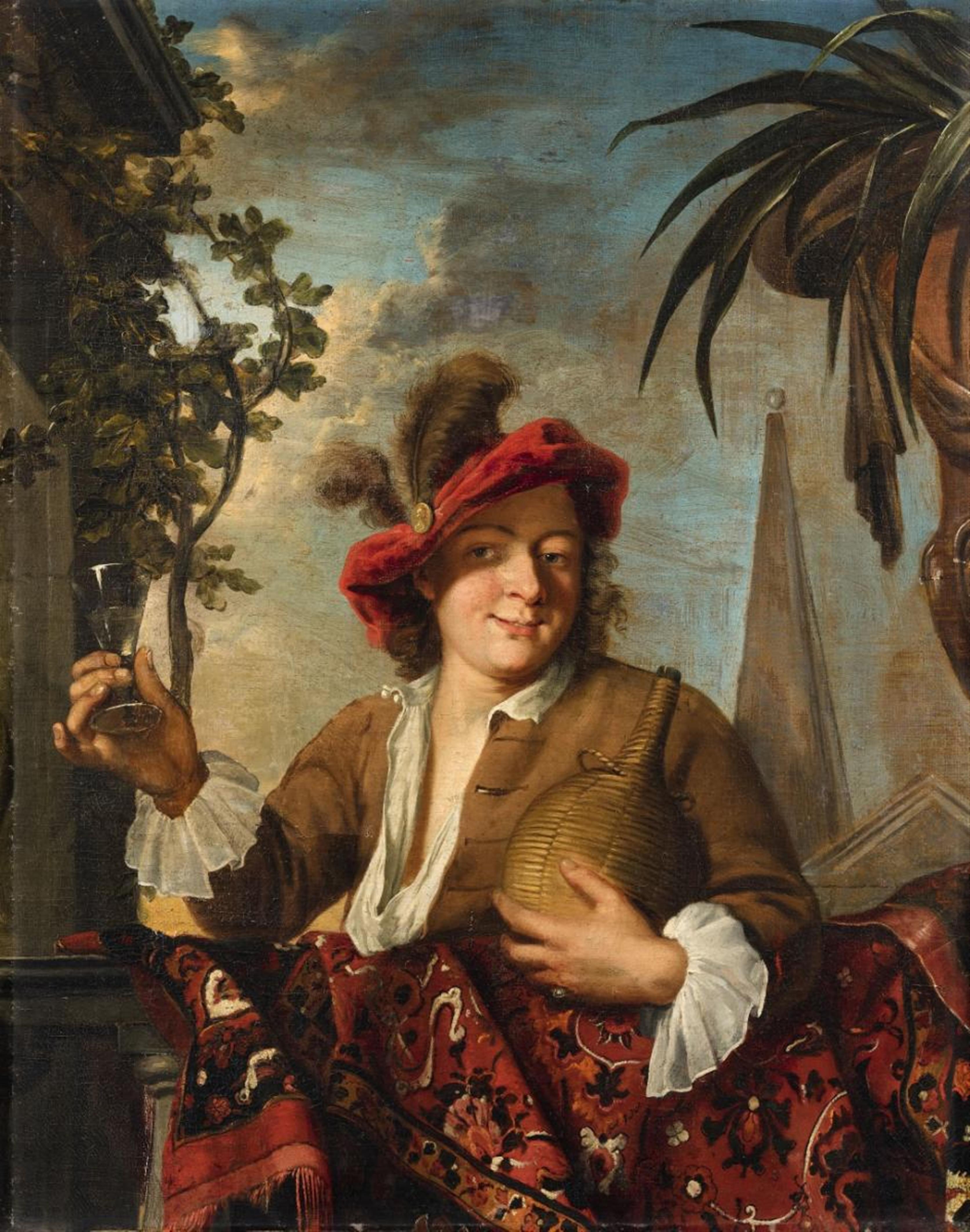Ary de Voys - Young Man with a Glass of Wine - image-1