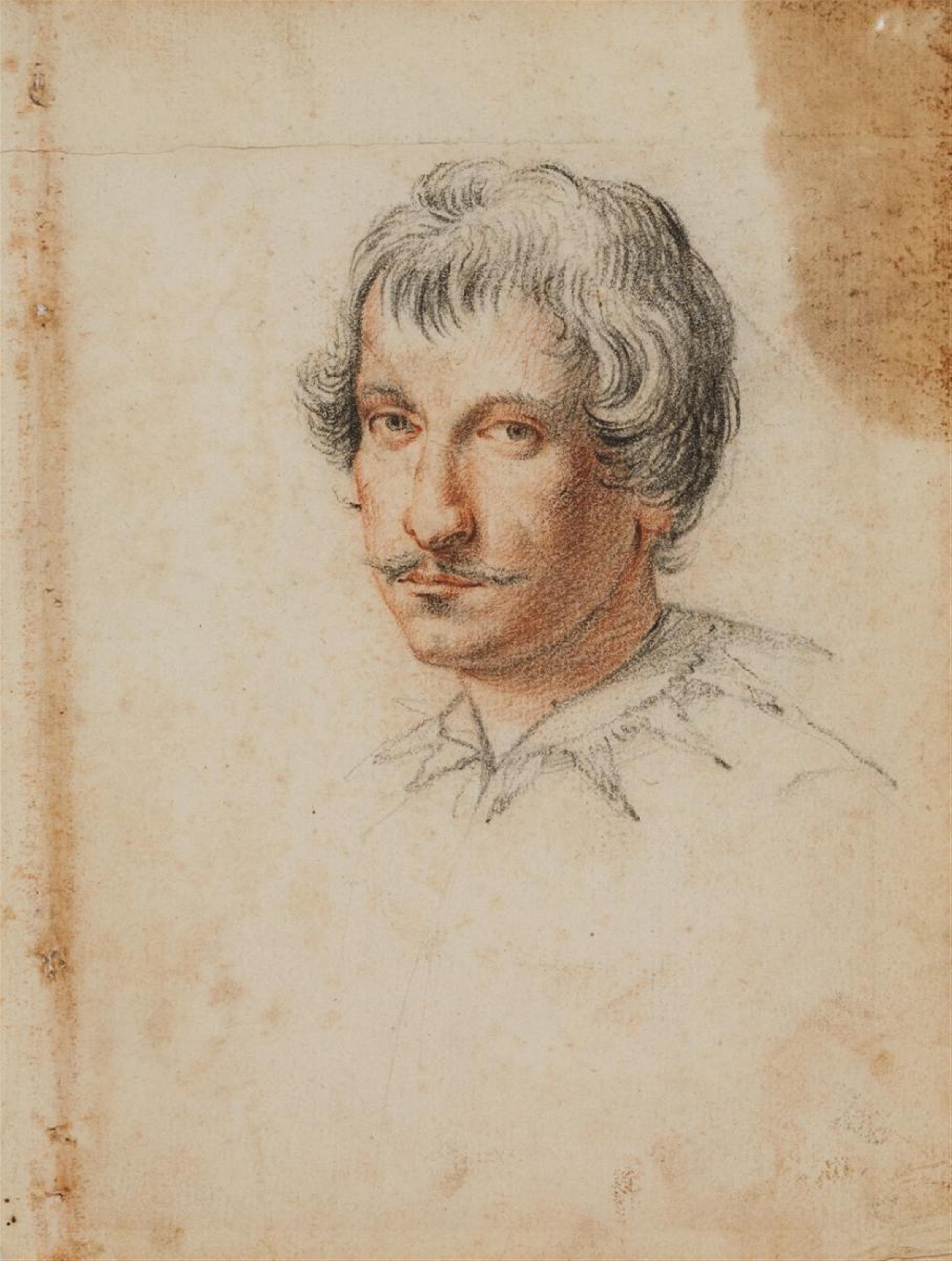Flämischer Meister des 17. Jahrhunderts - Kopfstudie eines Mannes - image-1