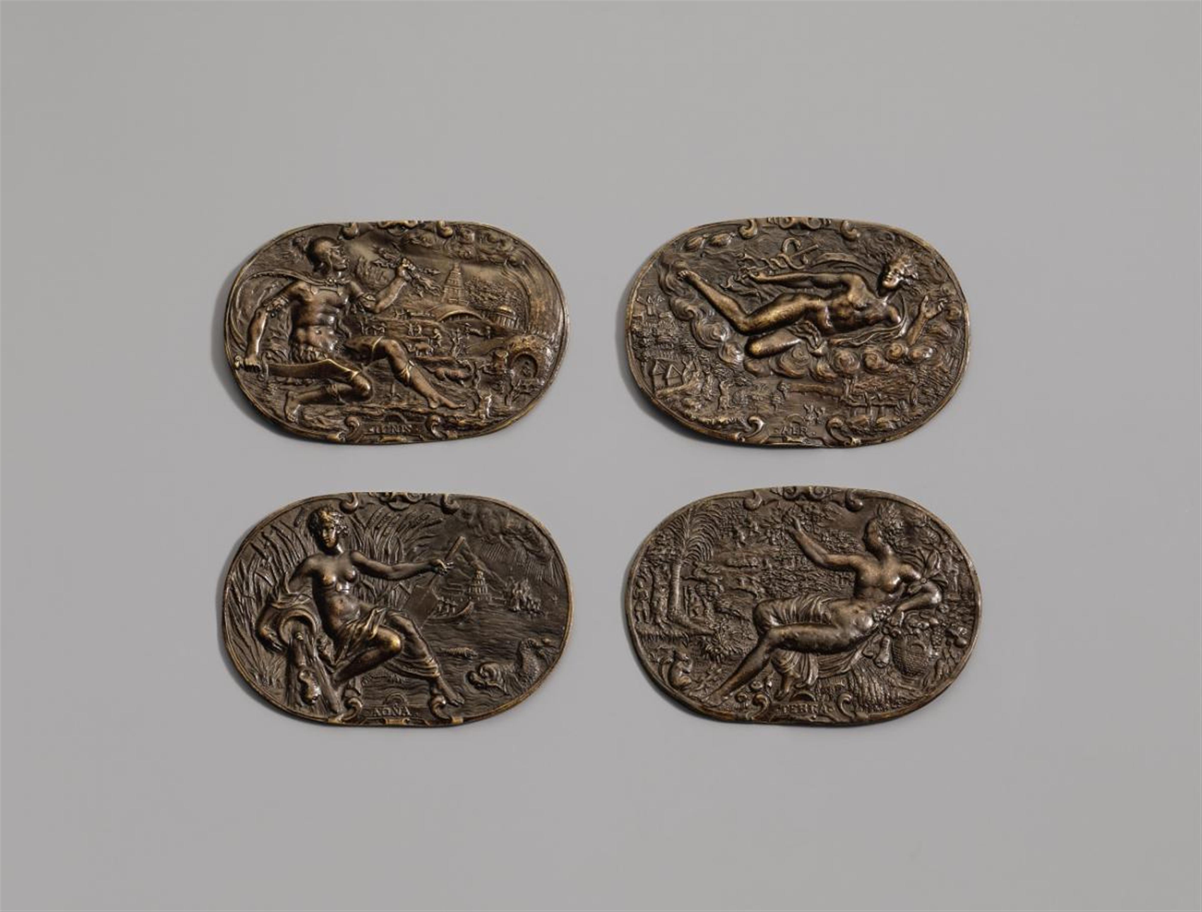 Caspar Enderlein, attributed to - Four plaques representing the elements, attributed to Caspar Enderlein - image-1