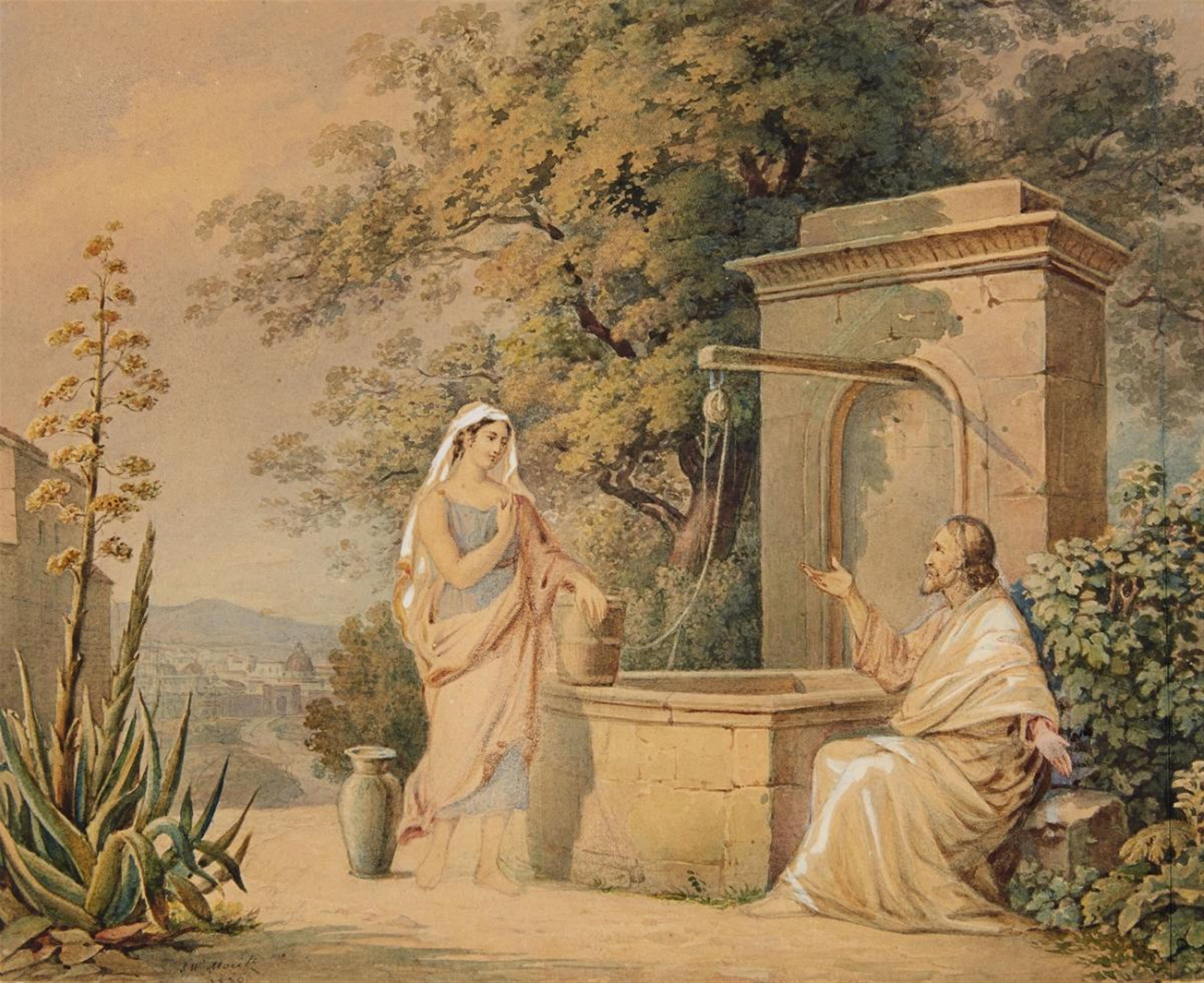 Friedrich Wilhelm Moritz - Christ and the Samaritan Woman - image-1