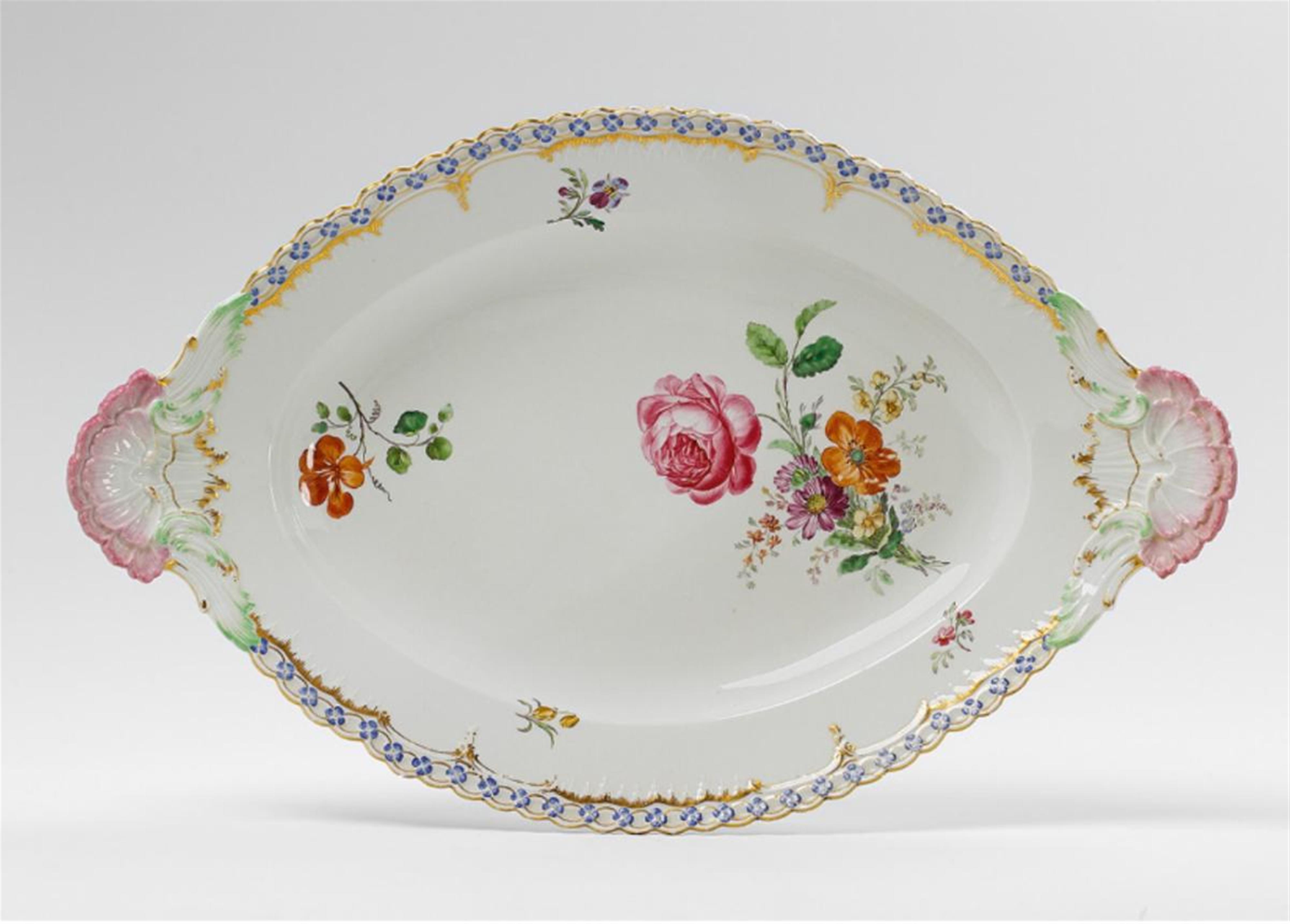 A large KPM porcelain platter. - image-1