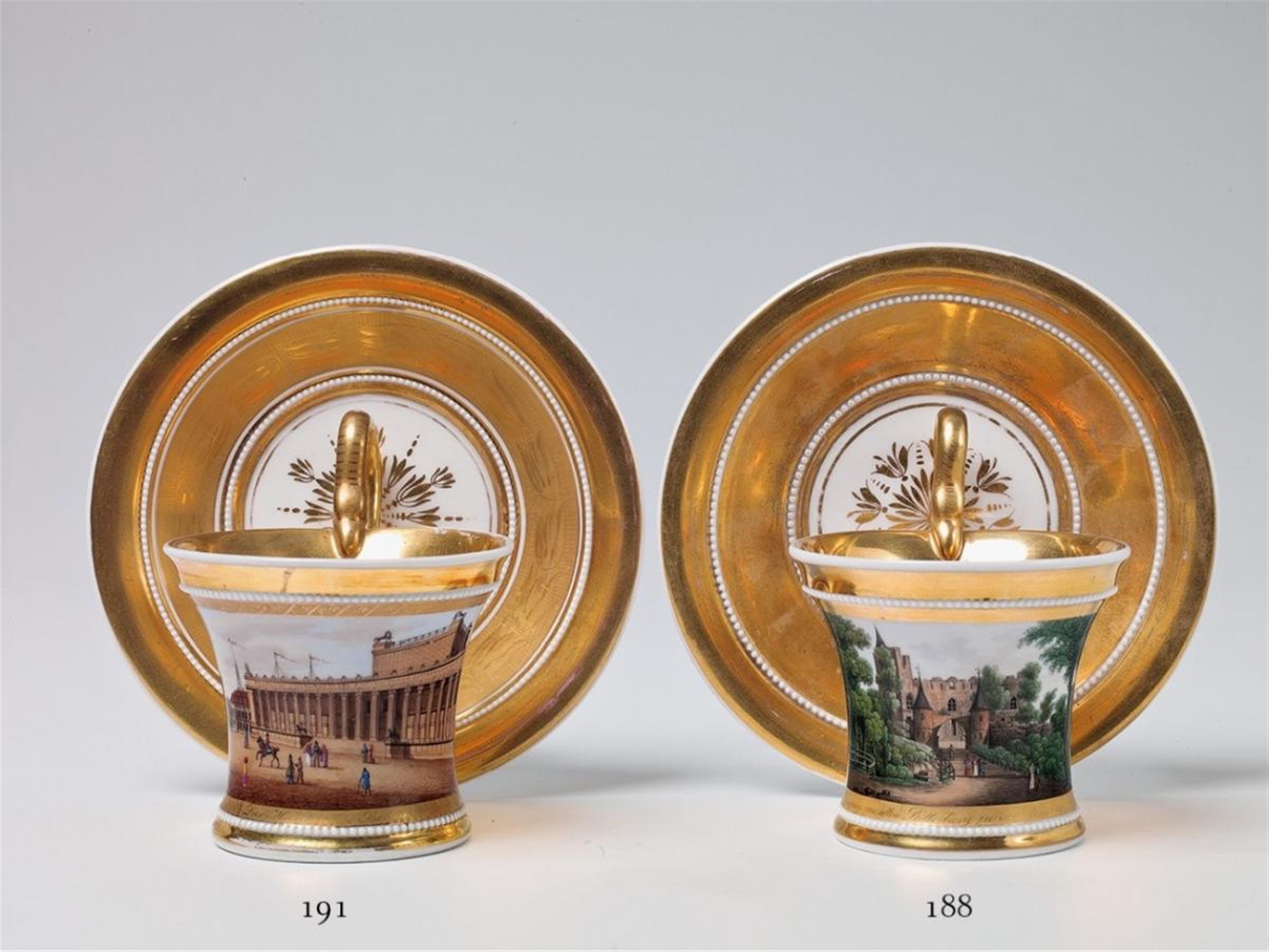 A KPM cup with a view of the Altes Museum. - image-1